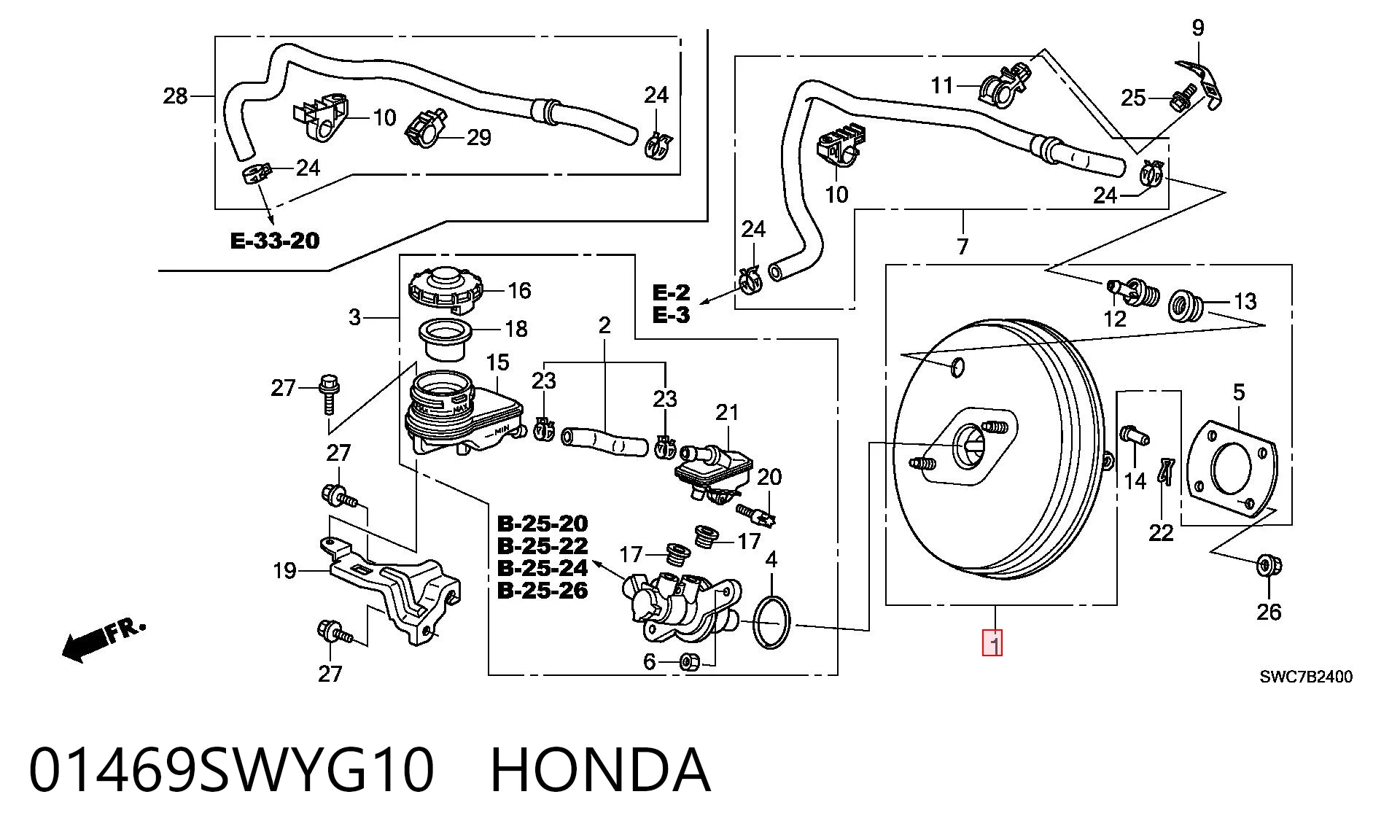 Comprar Servofreno Honda CR-V  RE a bajo precio
