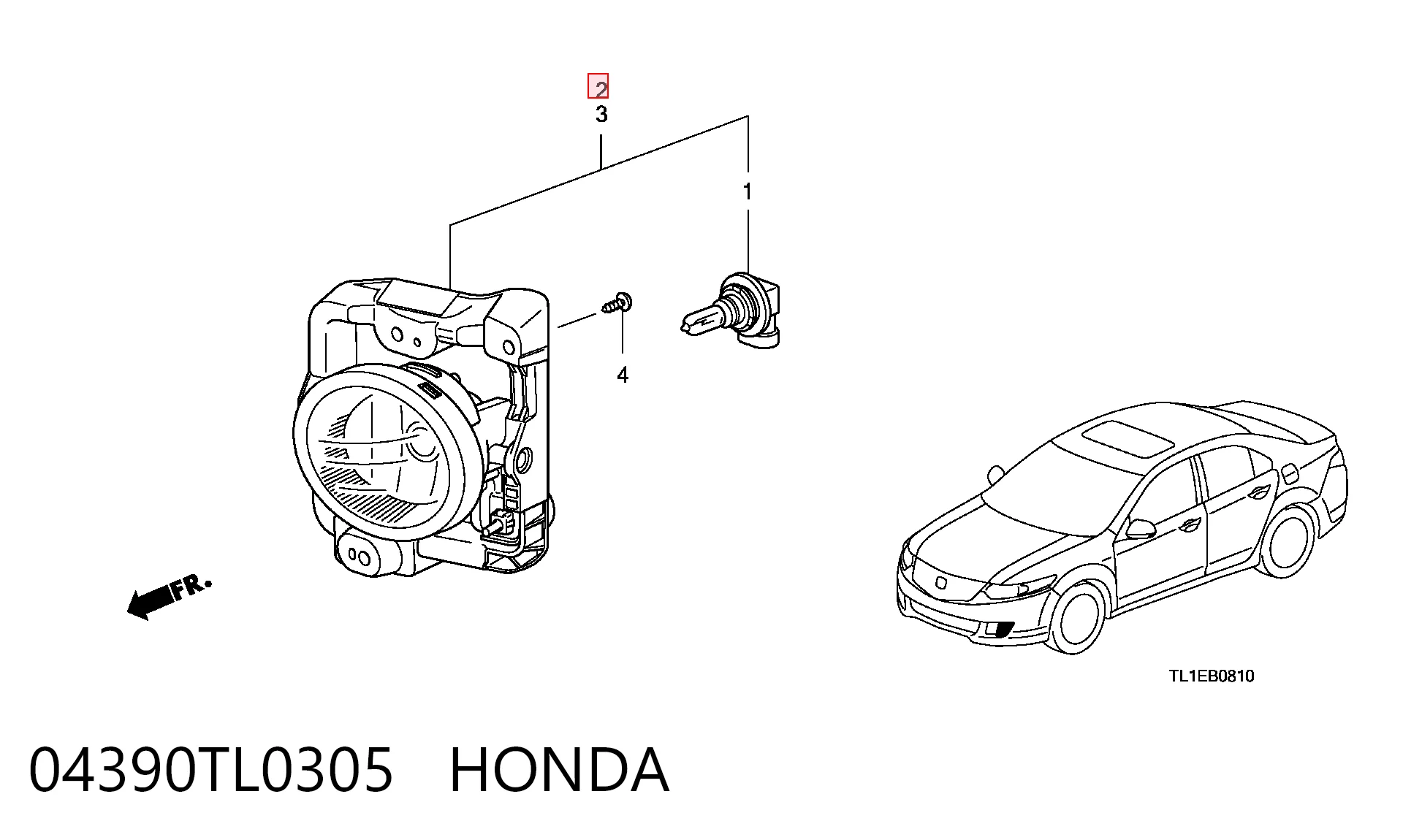 04390TL0305 Honda
