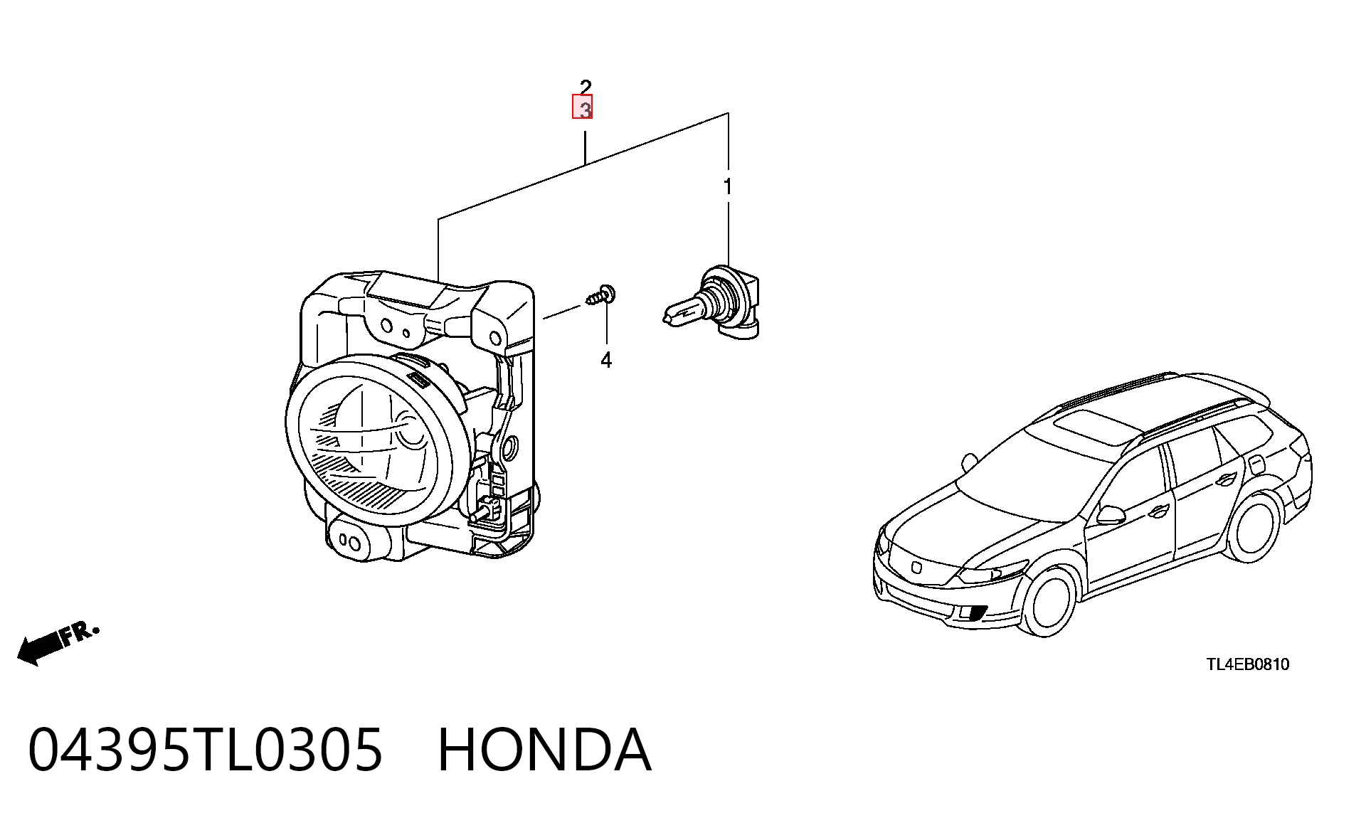 04395TL0305 Honda