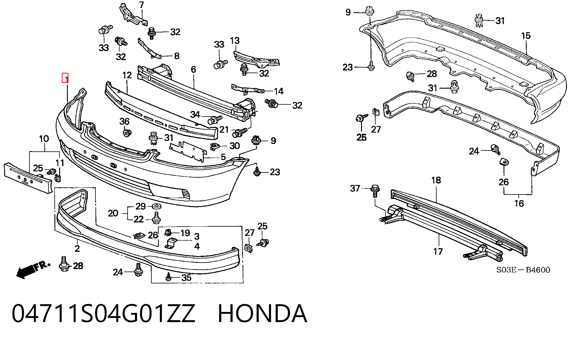 04711S04G01ZZ Honda