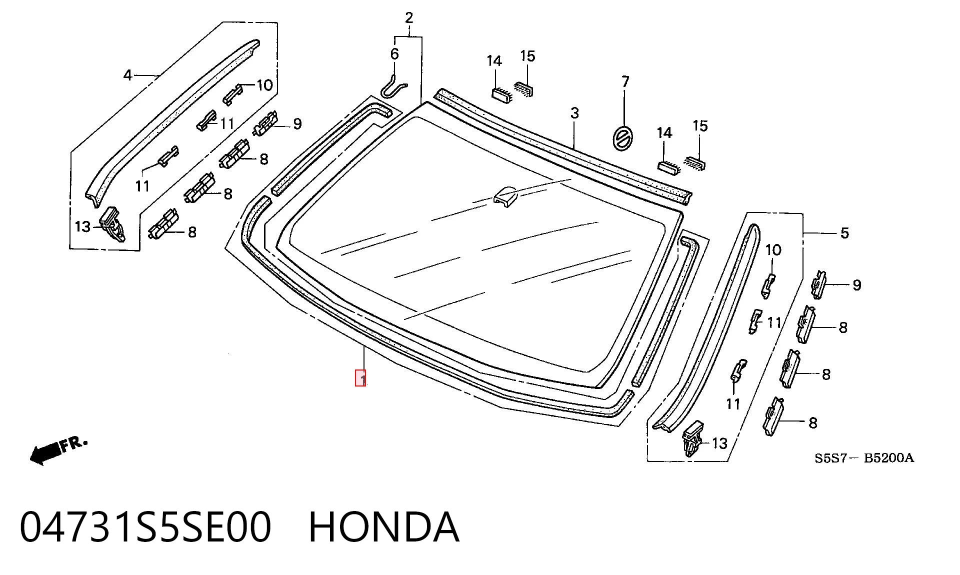 04731S5SE00 Honda