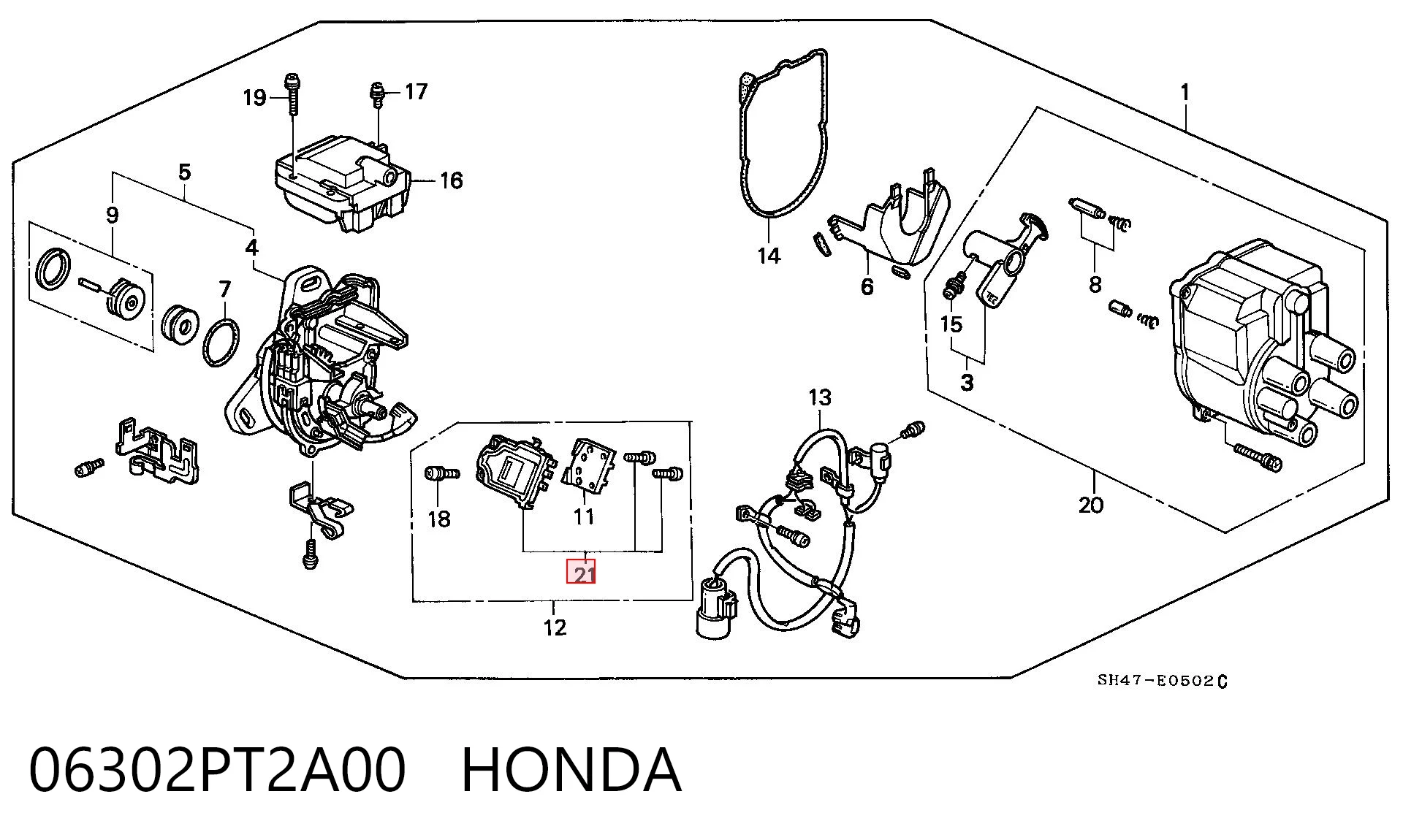 Unidad de mando sistema de encendido Honda Civic IV sedán (ED, EF) (1987 - 1993) precio, desde 44,06 EUR
