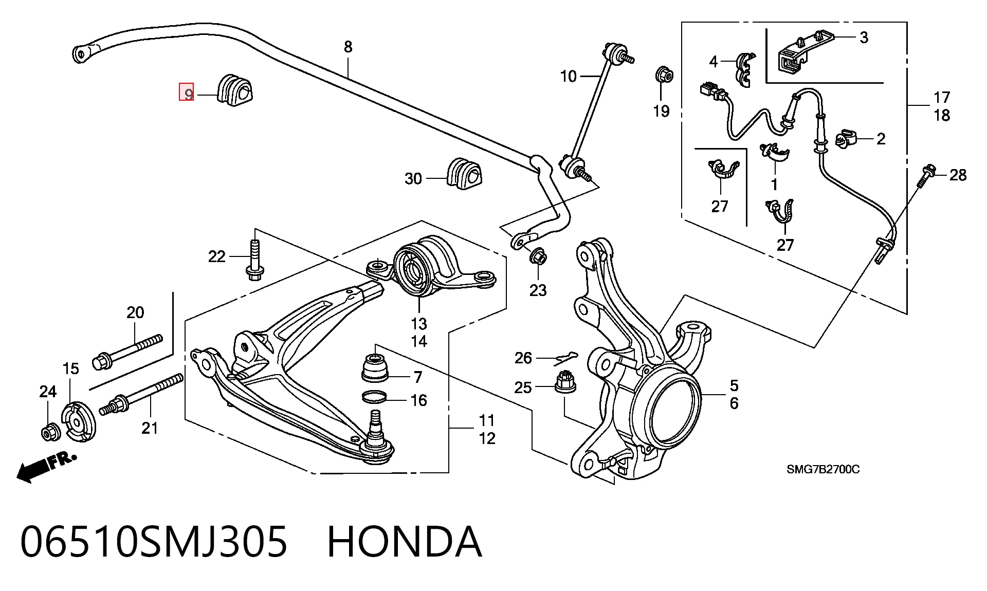 06510SMJ305 Honda