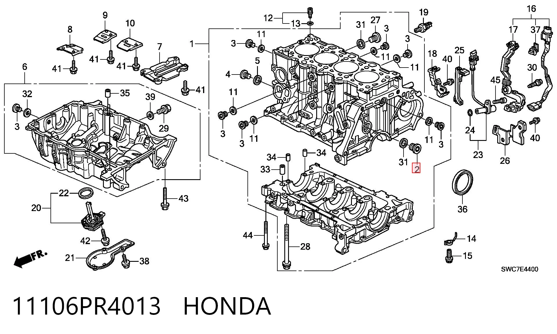 11106PR4013 Honda 