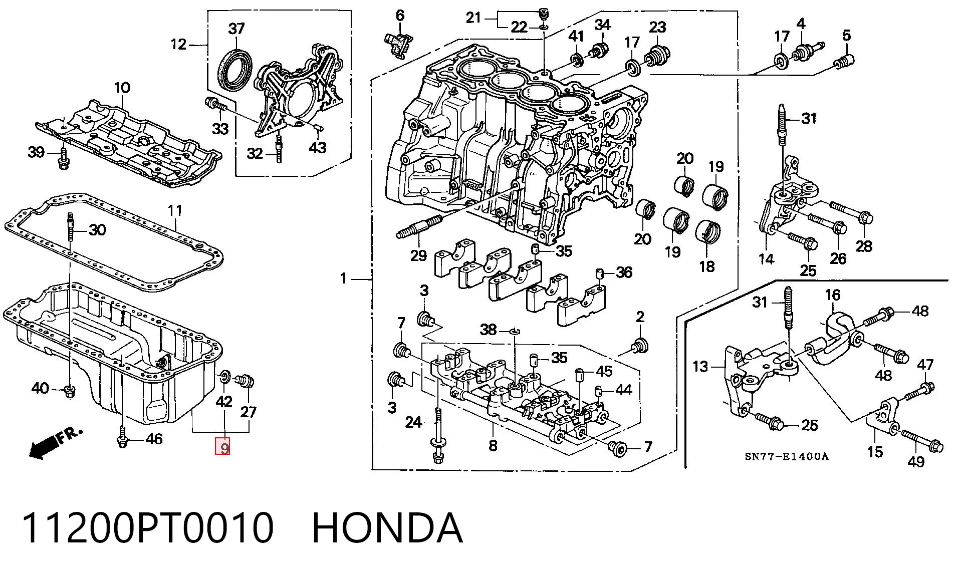 11200PT0010 Honda