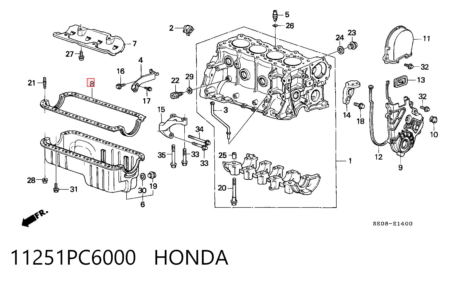 11251PC6000 Honda