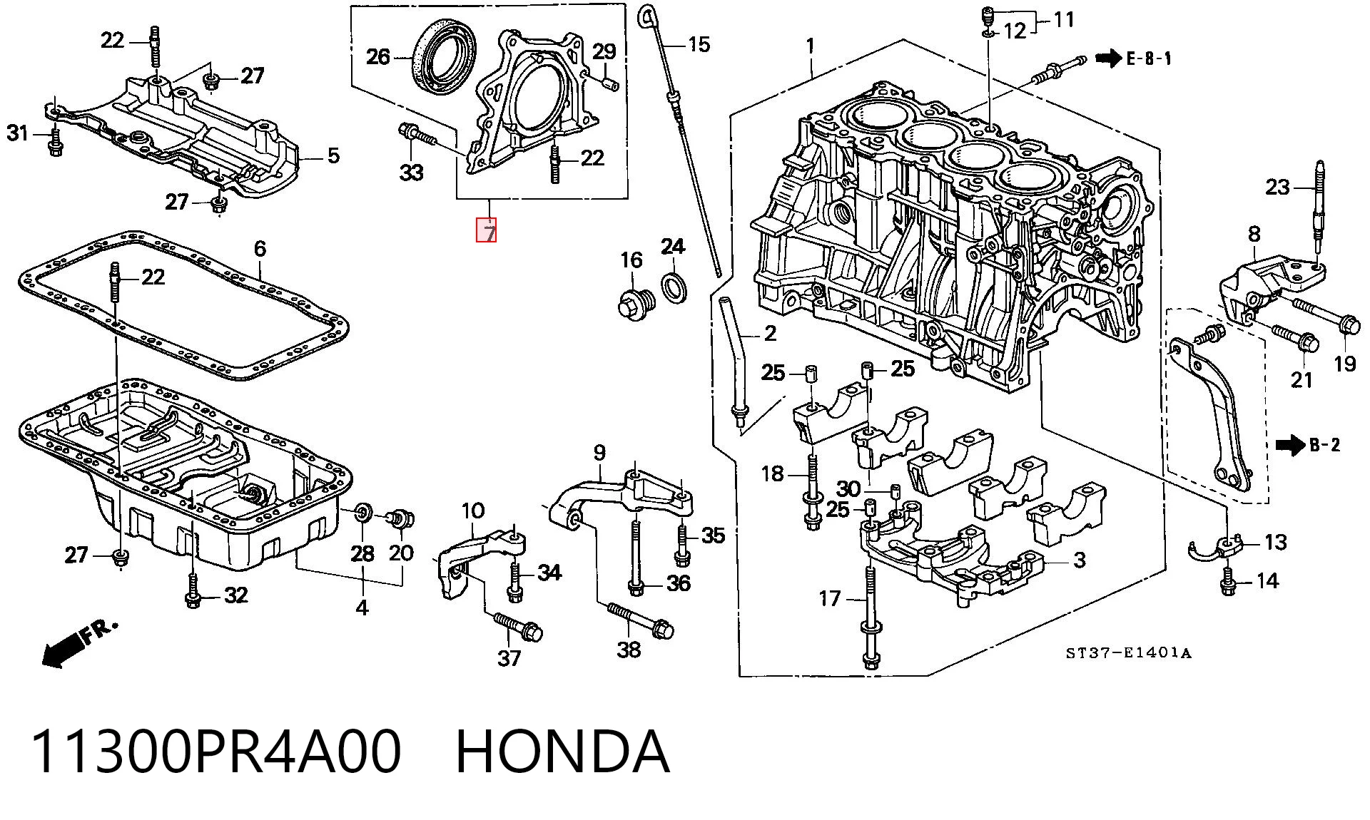 11300PR4A00 Honda 