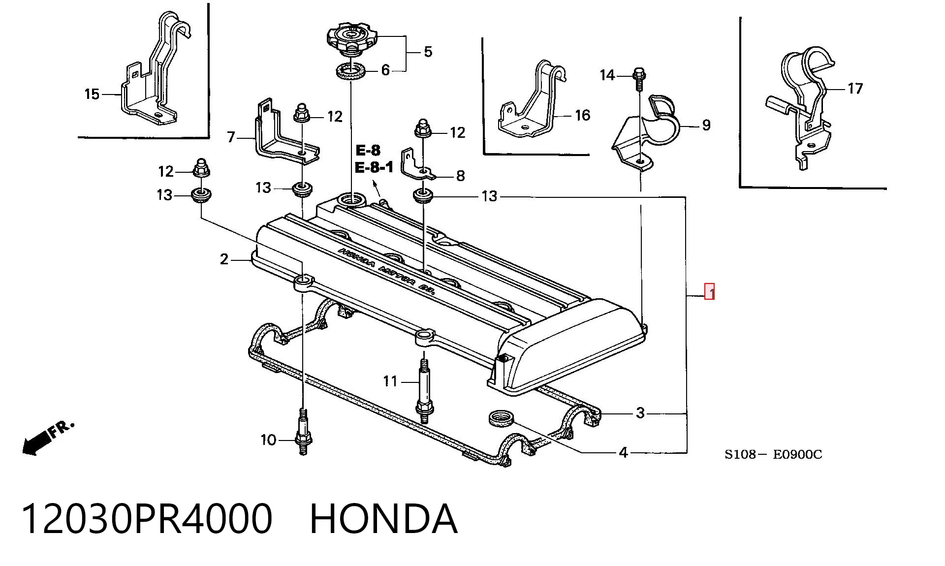12030PR4000 Honda Junta de balancínes