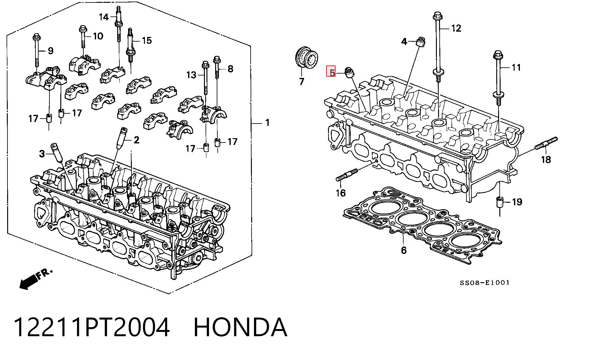 12211PT2004 Honda