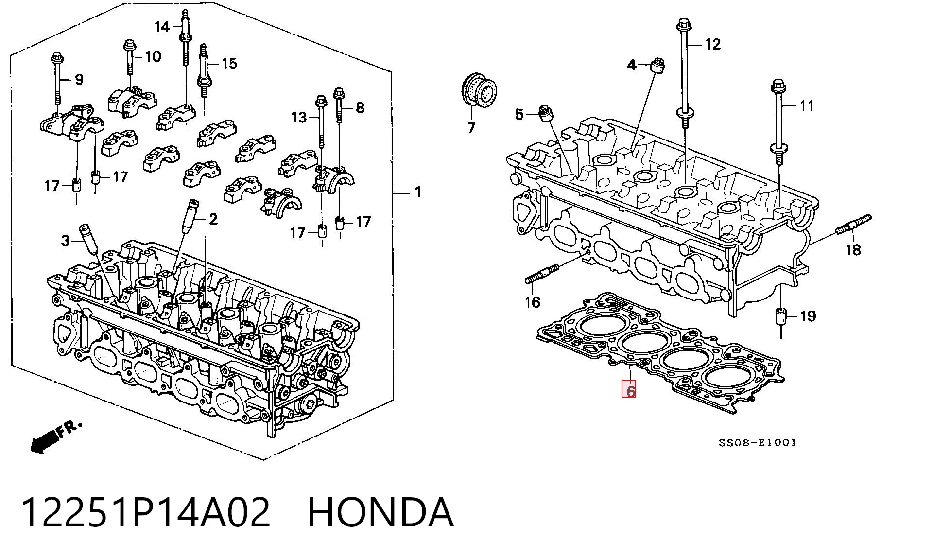 12251P14A02 Honda