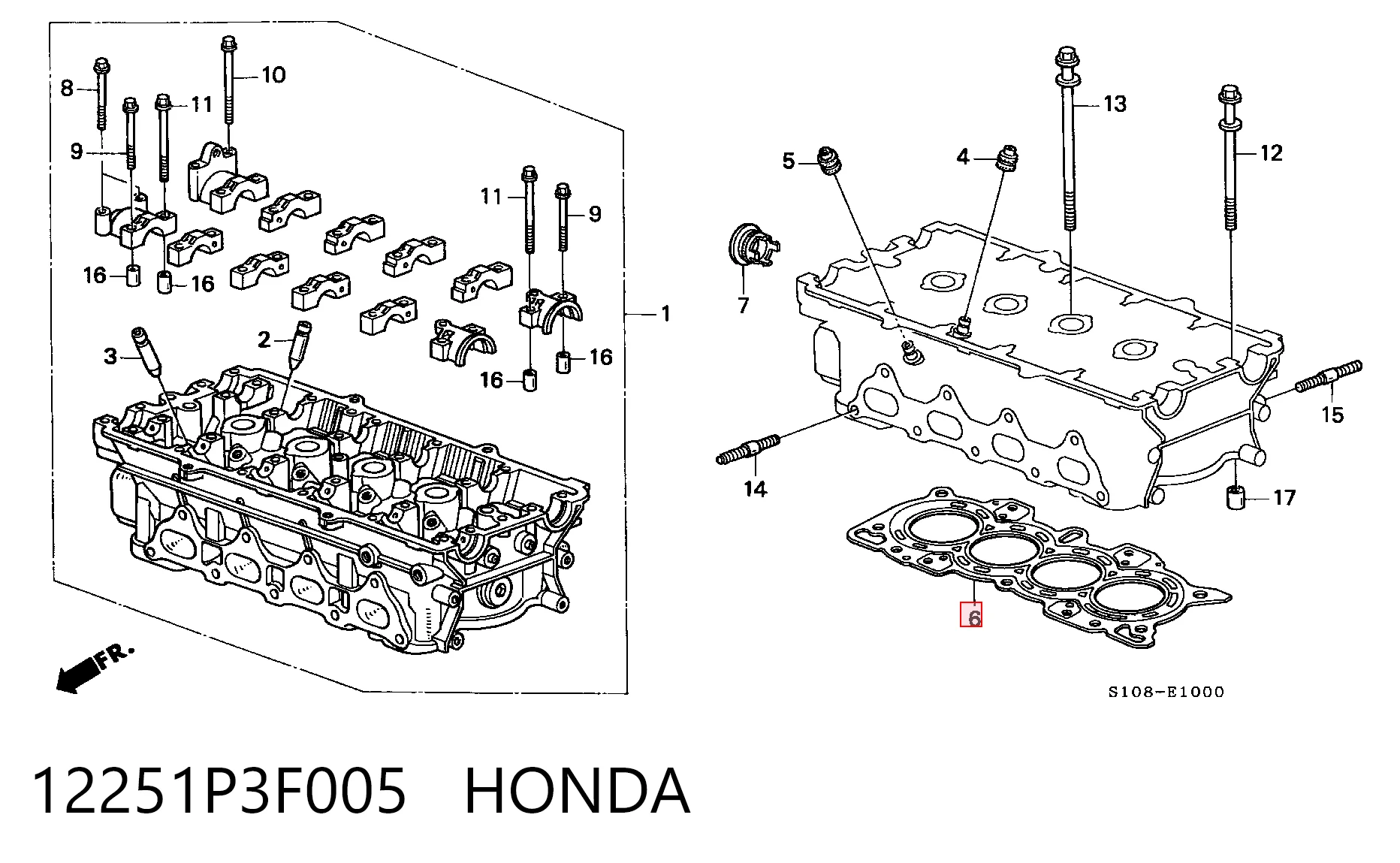 Comprar Junta de culata Honda CR-V  RD a bajo precio