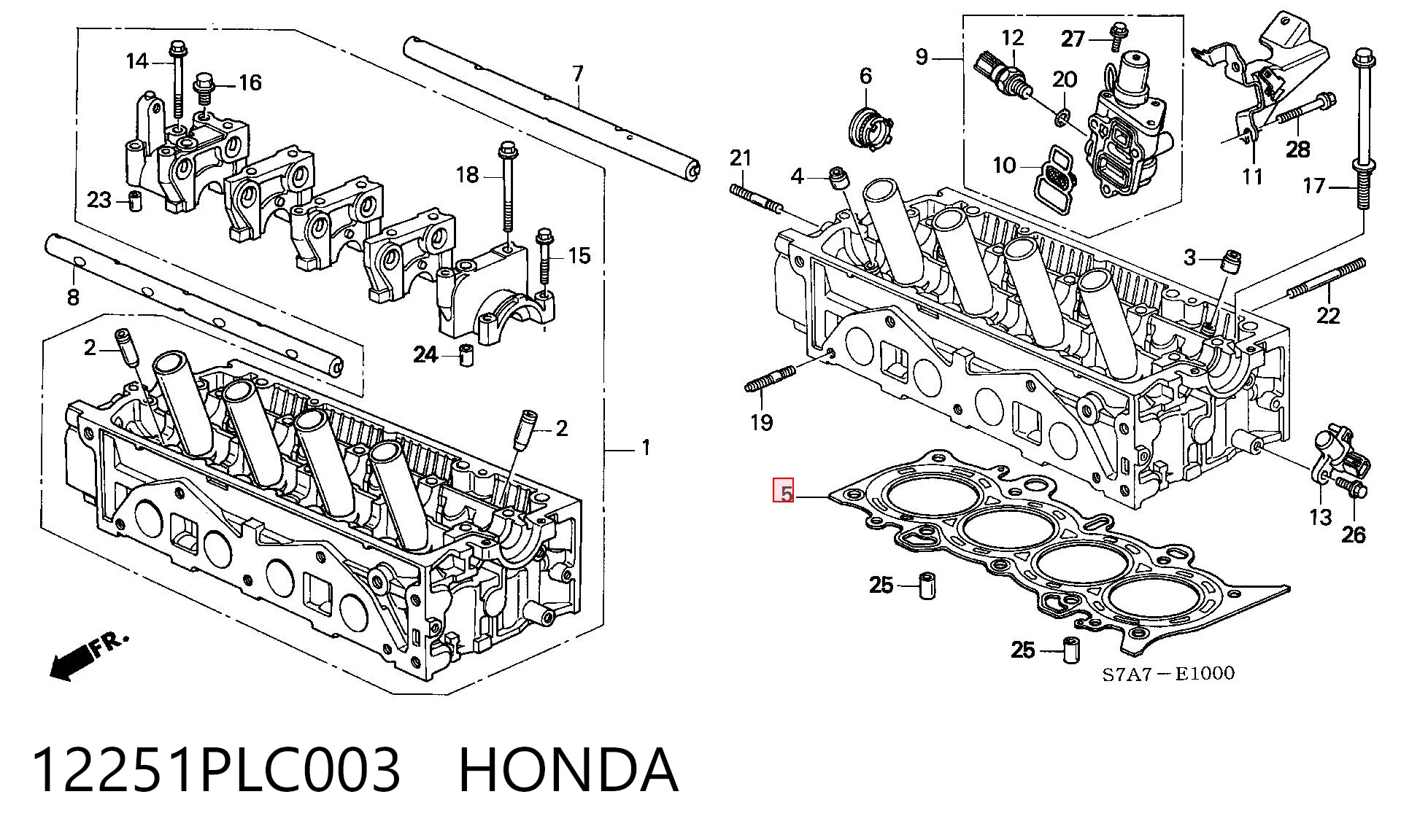 Comprar Junta de culata Honda Civic VII ES, ET
