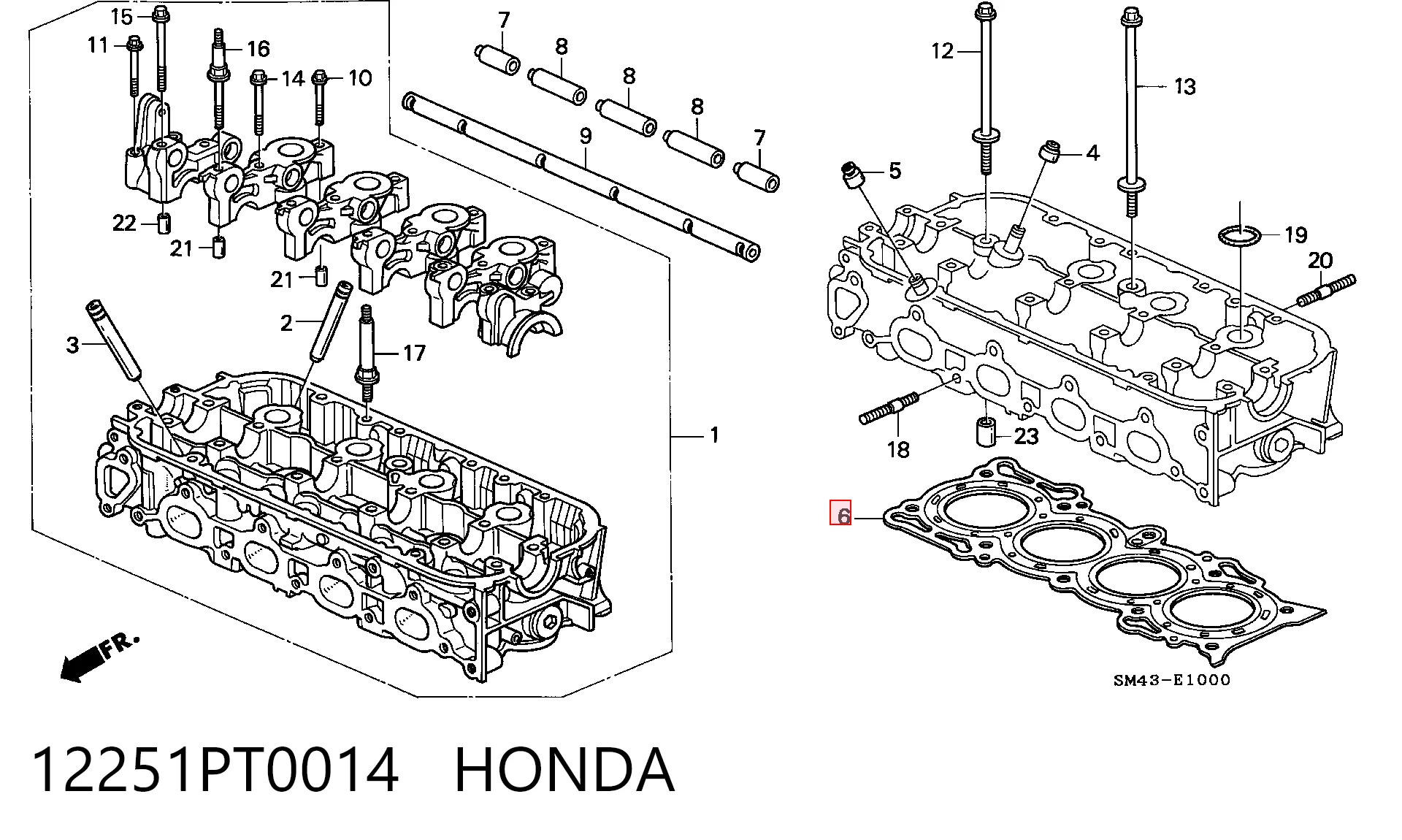 Comprar Junta de culata Honda Accord V CC7 a bajo precio