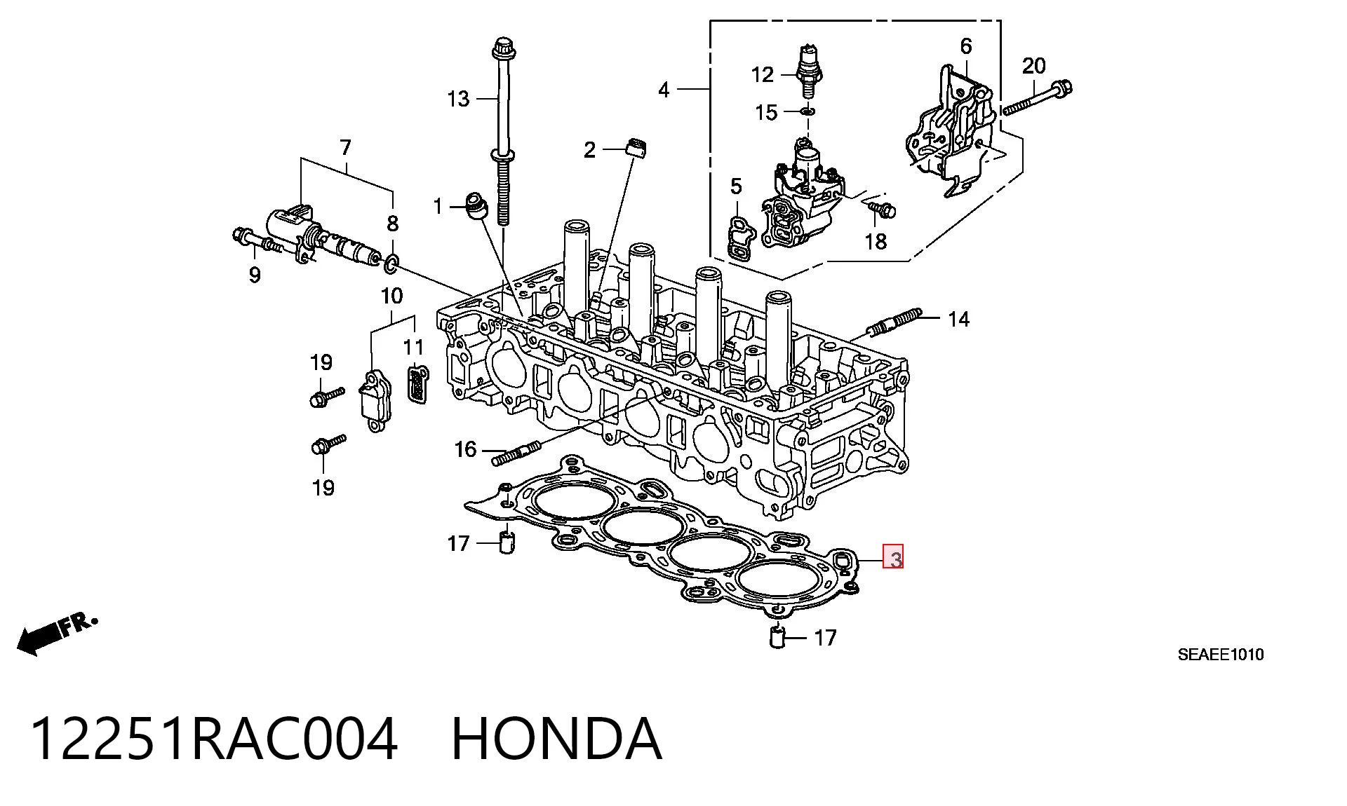 Empaque de culata Honda CR-V  SUV comprar en España