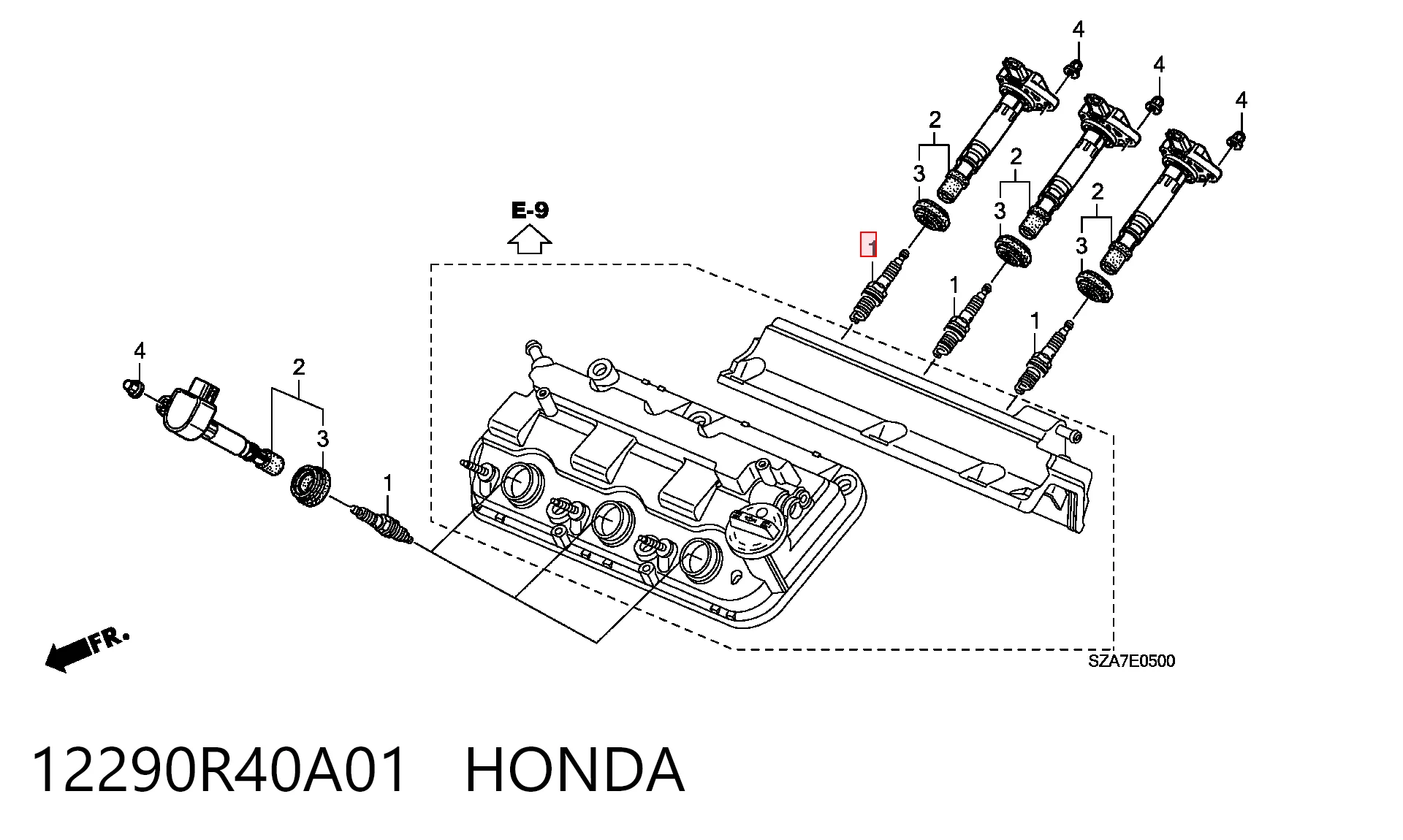 12290R40A01 Honda Bujía de ignición