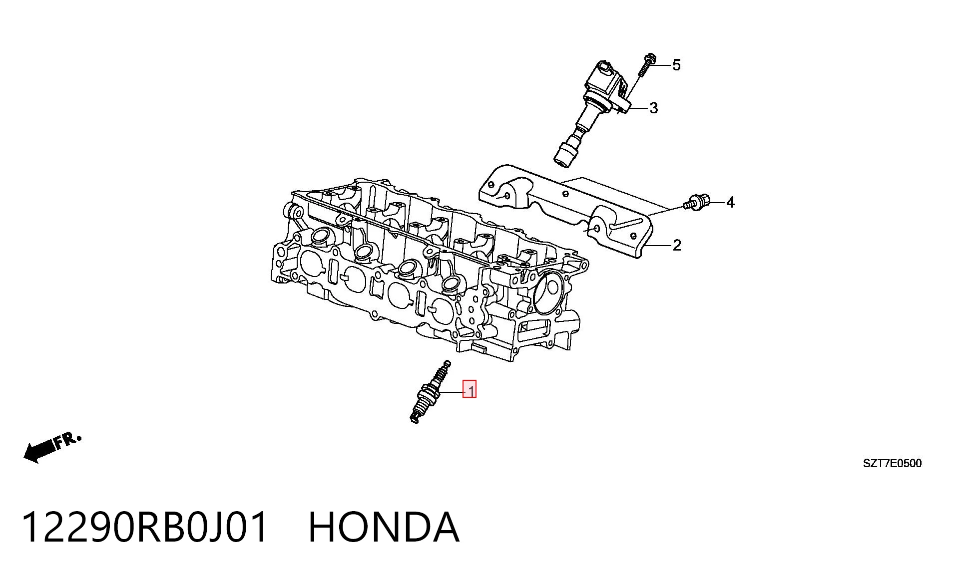 12290RB0J01 Honda Bujía de ignición