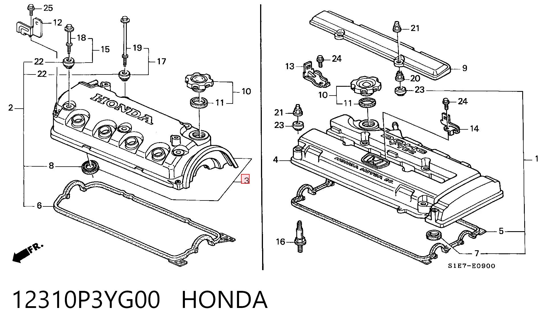 Comprar Tapa de balancines Honda HR-V GH a bajo precio