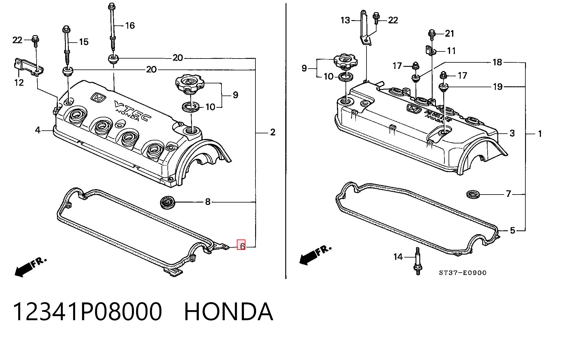 Comprar Junta tapa de balancines Honda Civic V EG, EH
