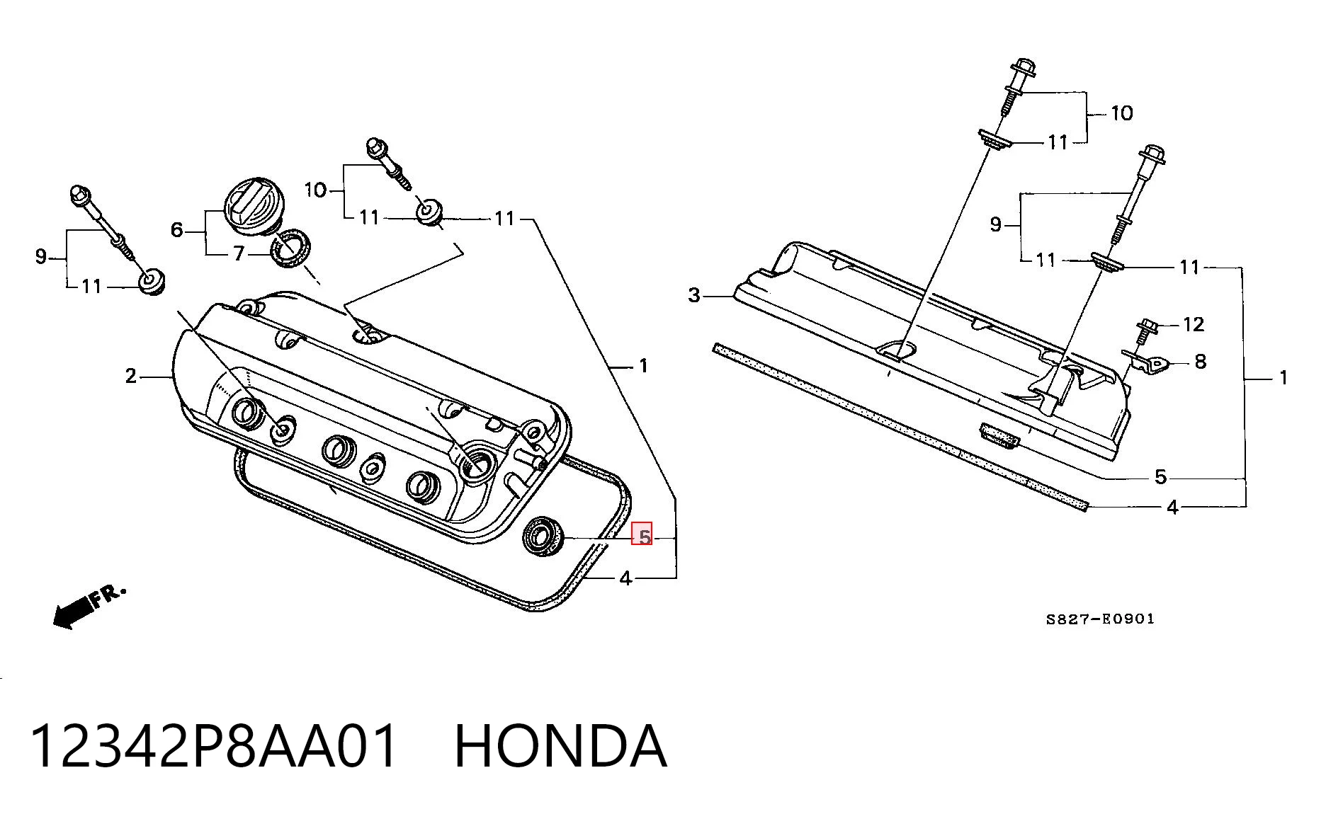12342P8AA01 Honda