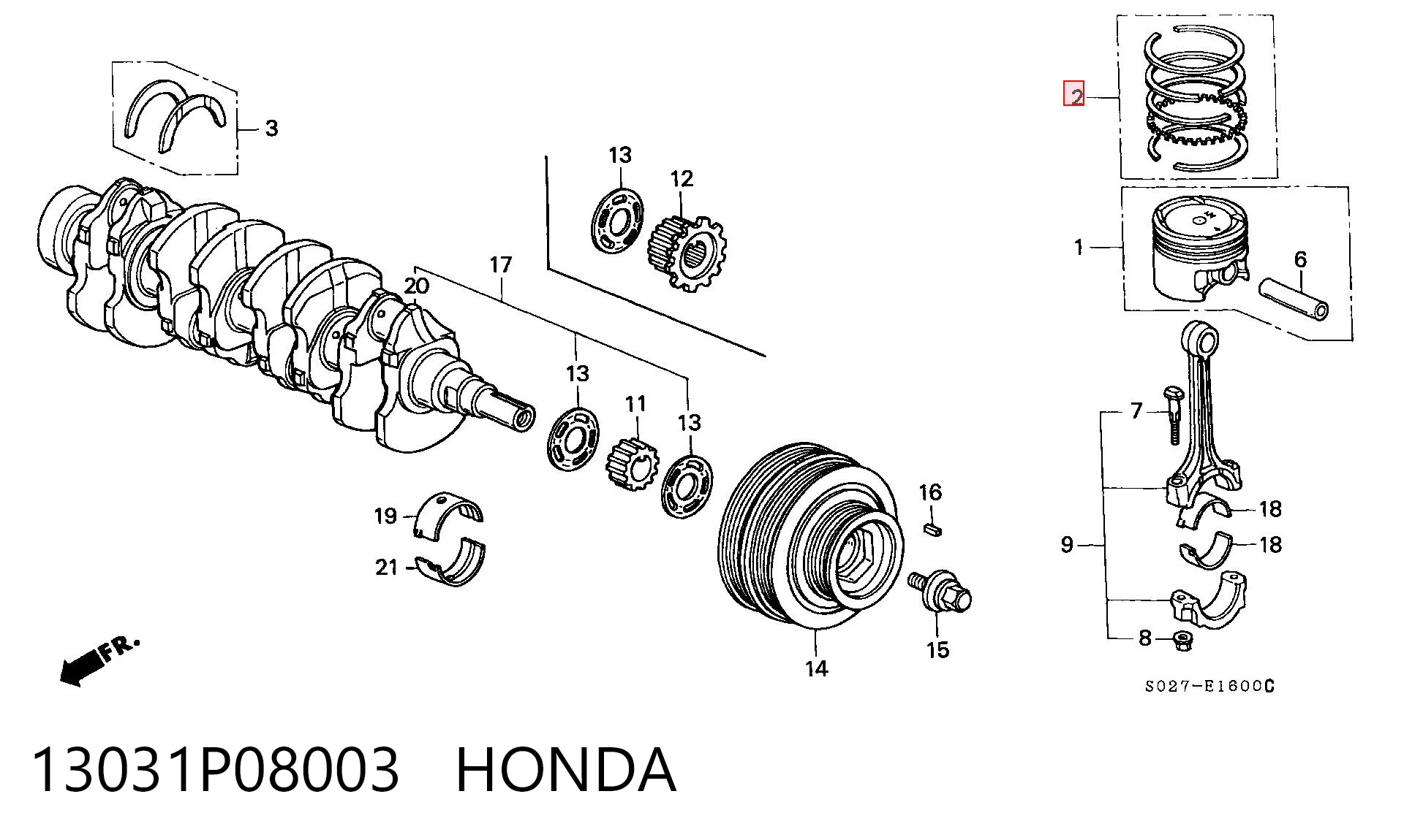 13031P08003 Honda