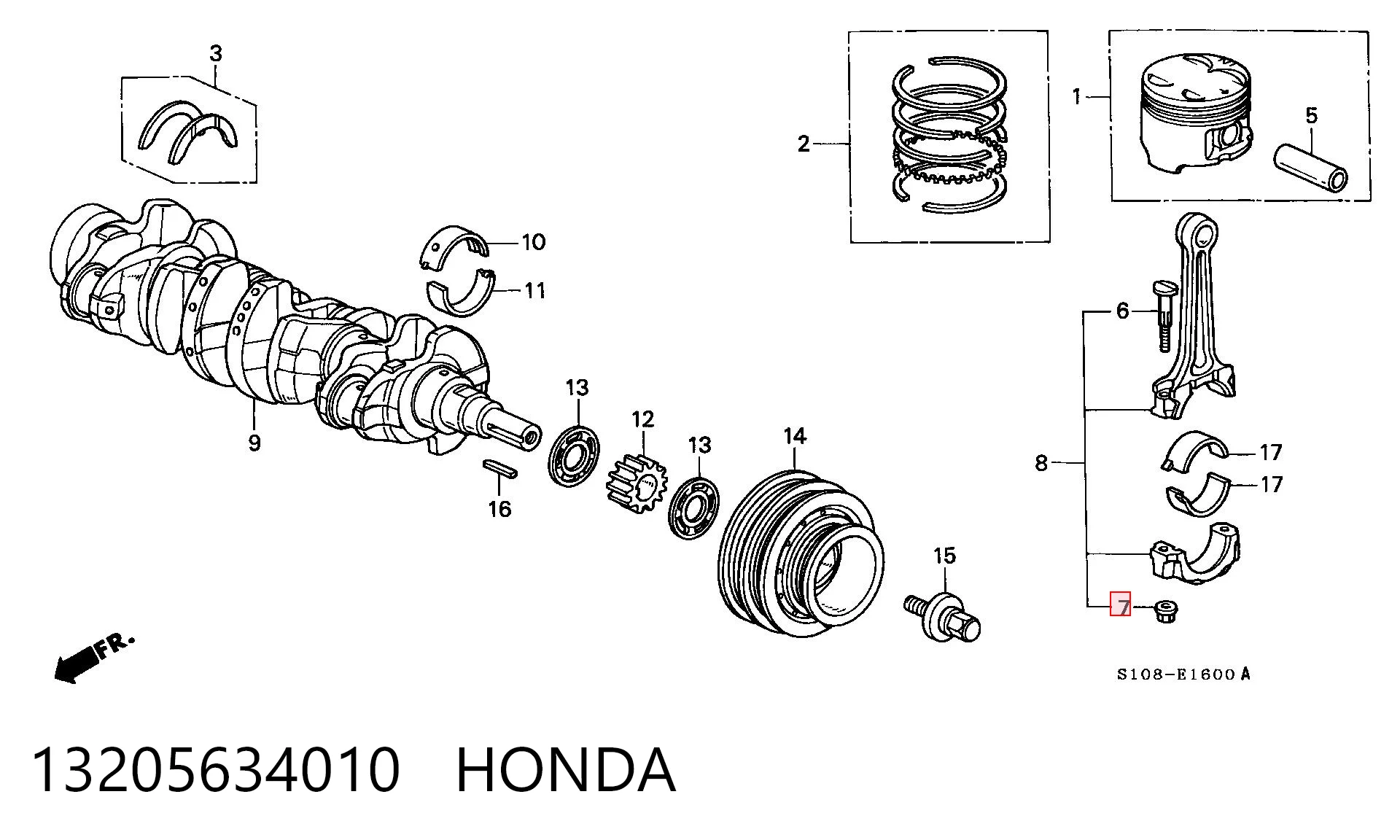 13205634010 Honda