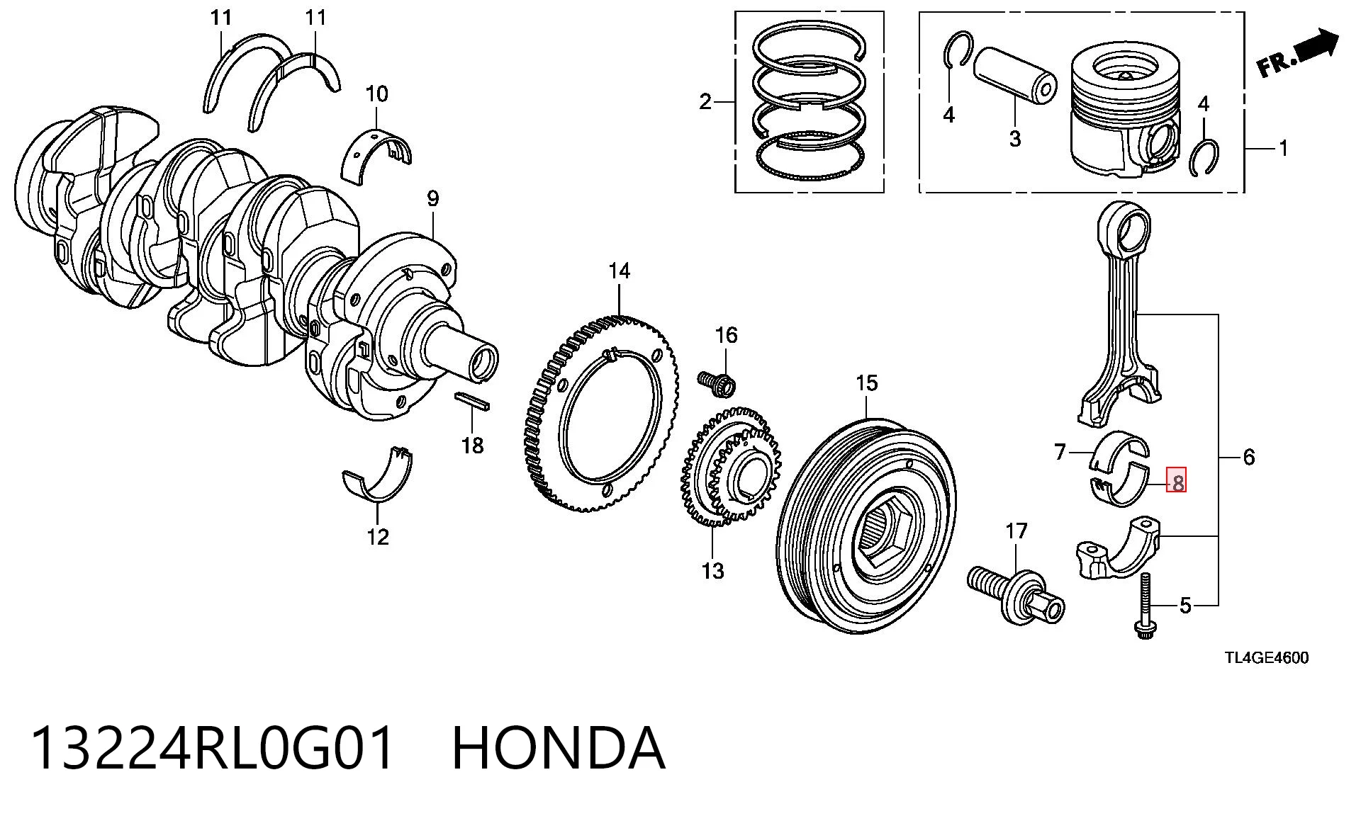 13224RL0G01 Honda