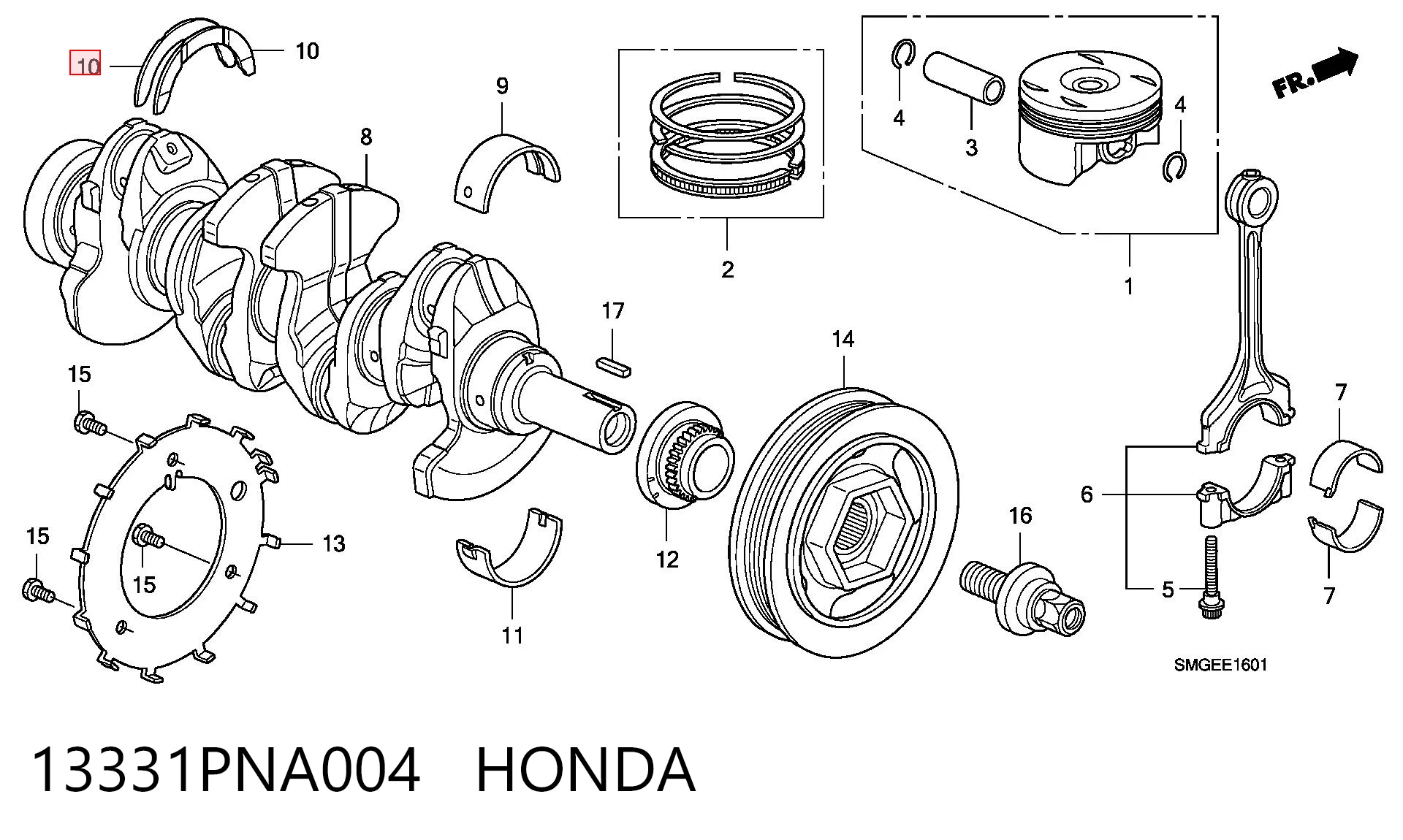 13331PNA004 Honda