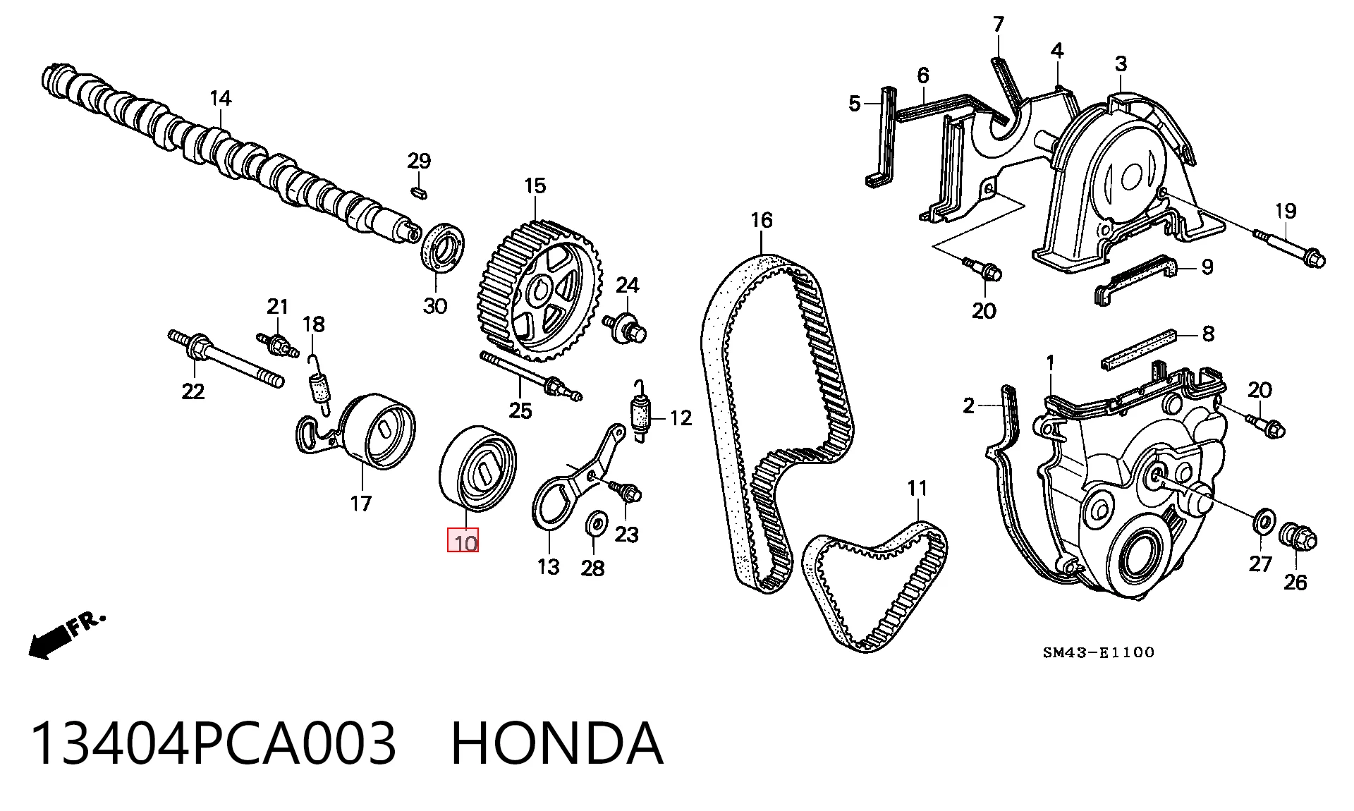 13404PCA003 Honda