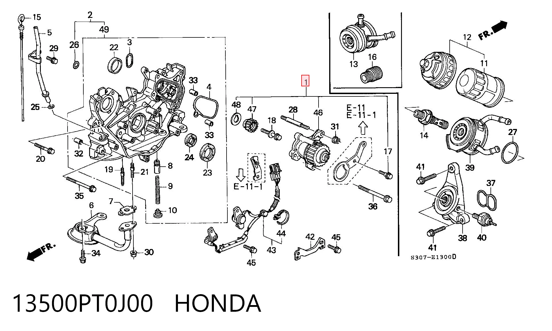 13500PT0J00 HONDA