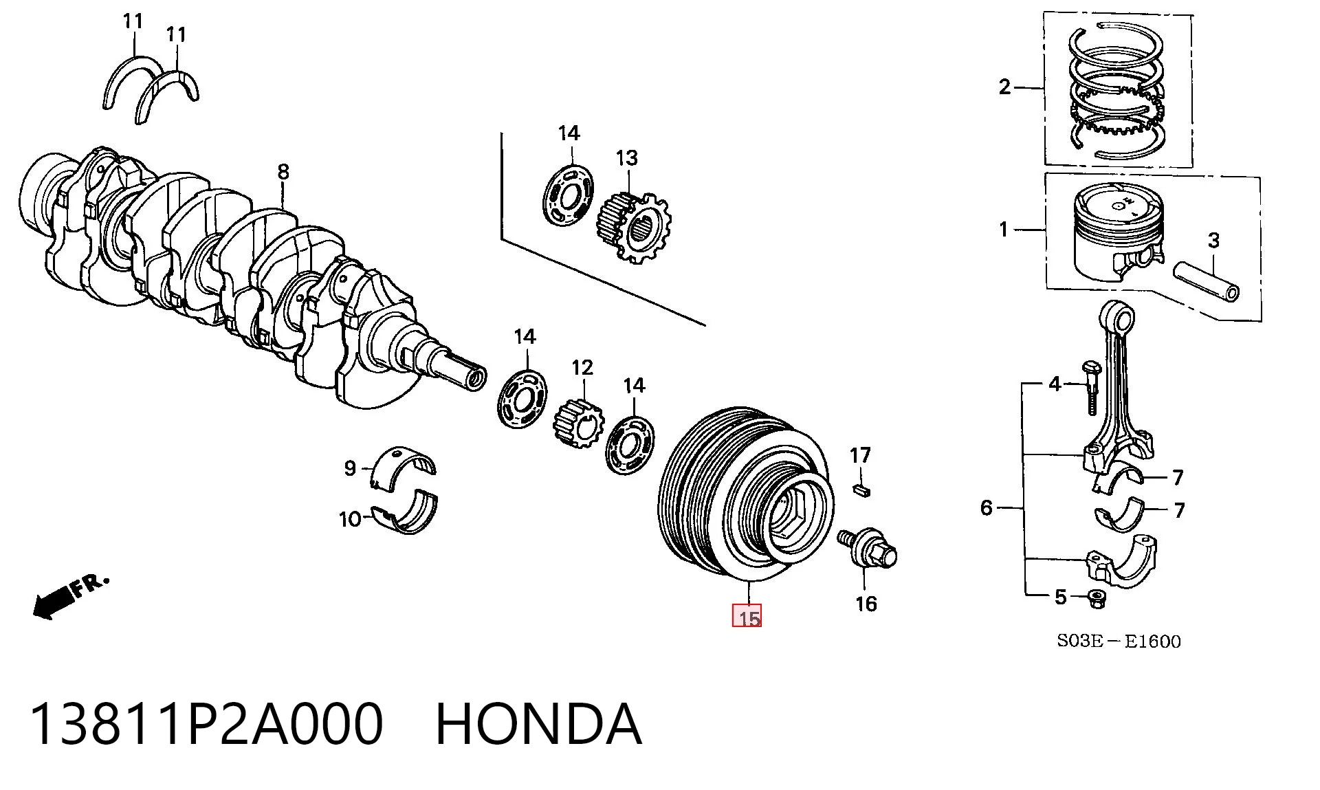 13811P2A000 Honda