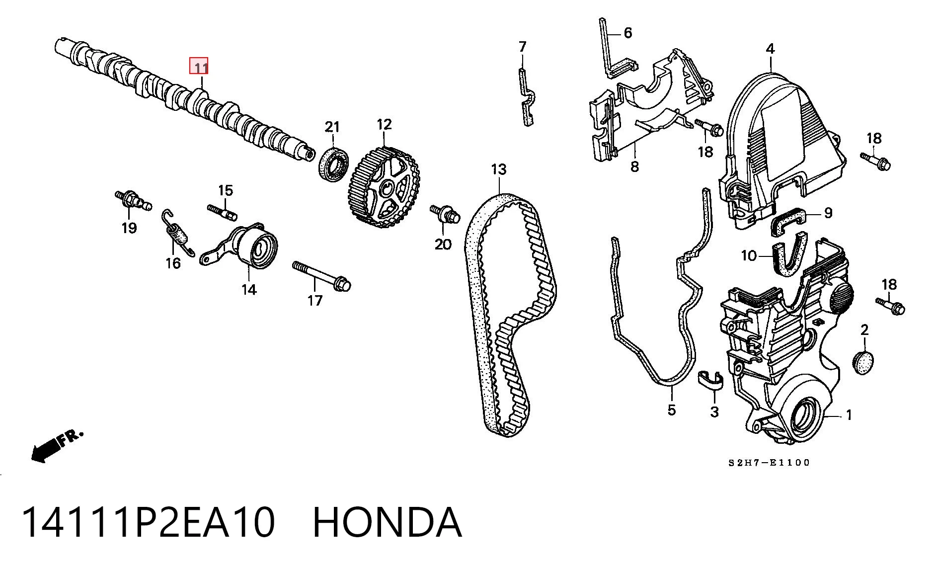 Comprar Árbol de levas Honda HR-V GH a bajo precio
