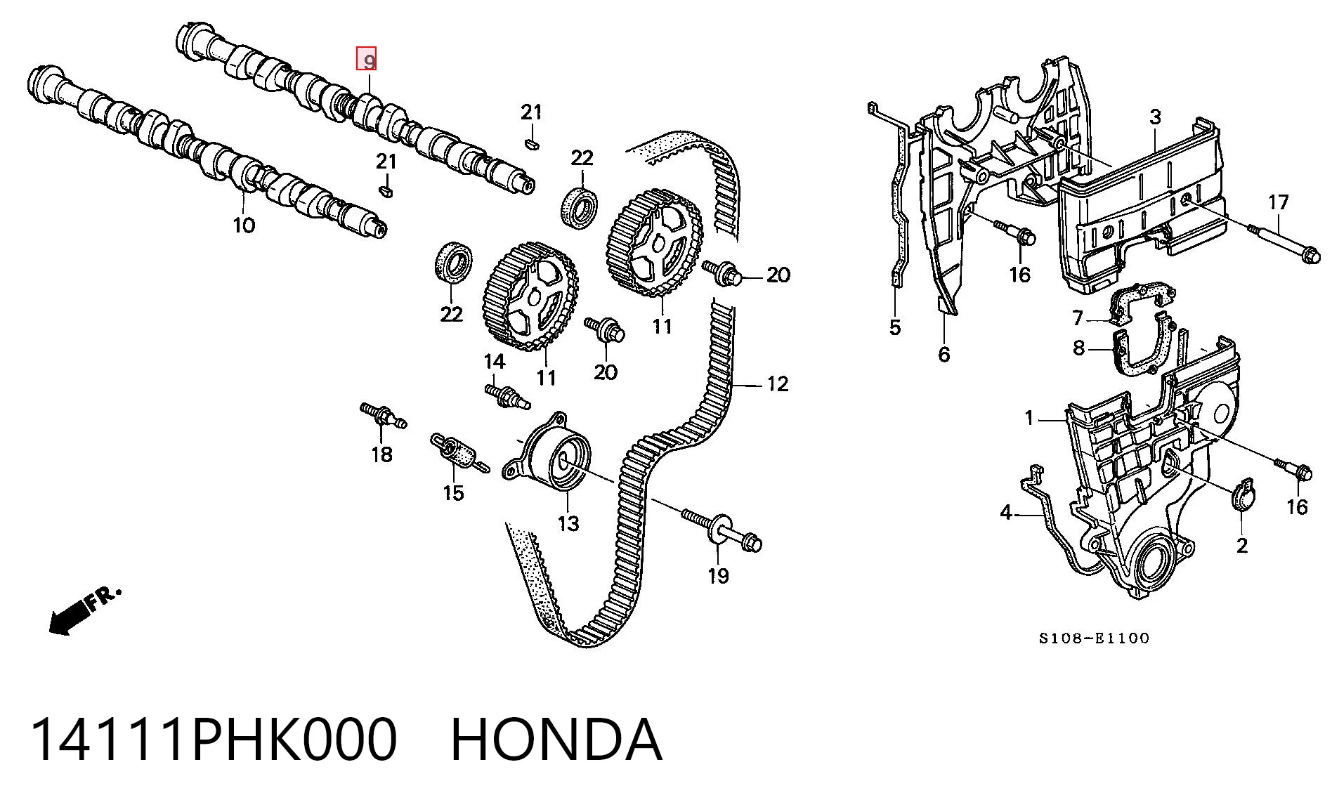 Comprar Árbol de levas de admisión Honda CR-V  RD a bajo precio