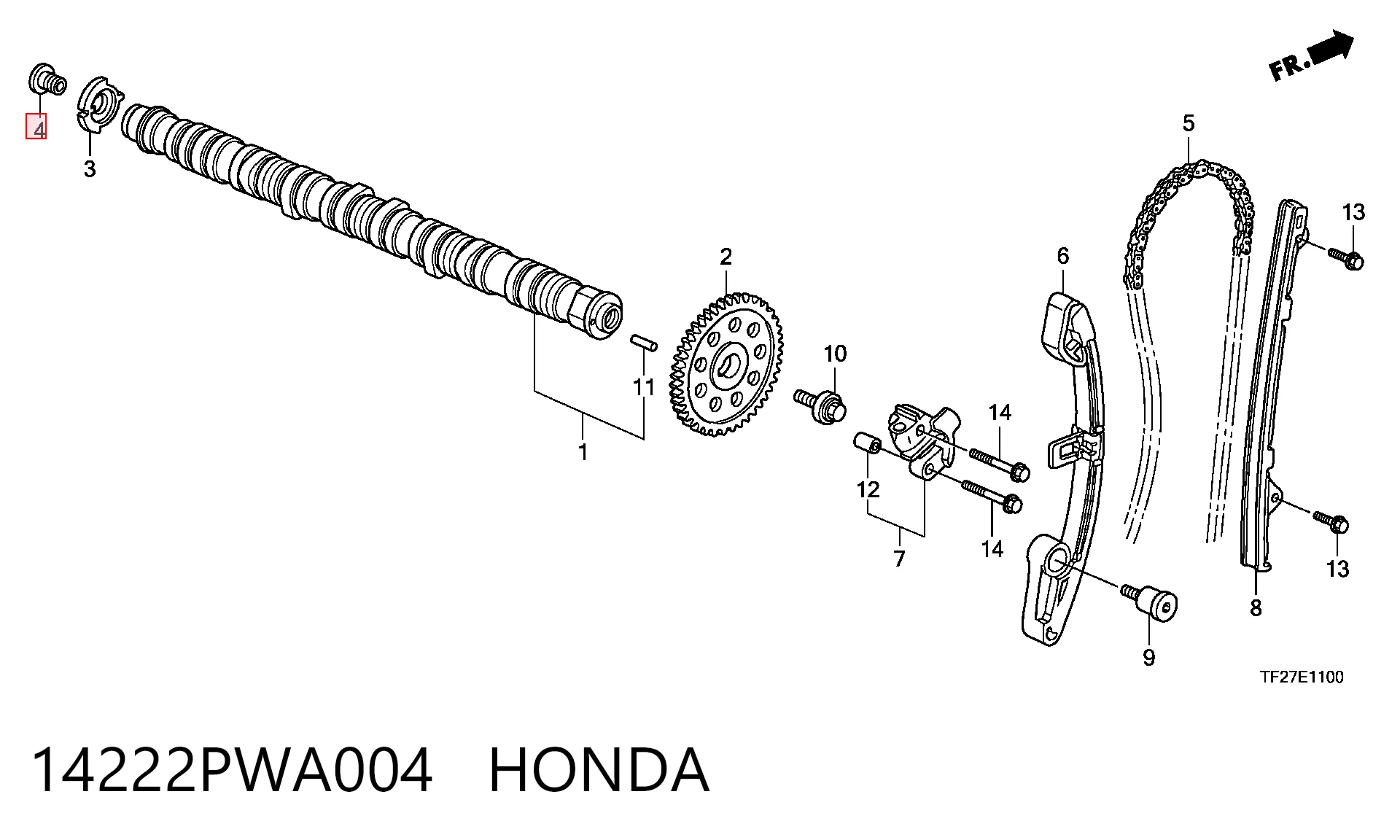 14222PWA004 Honda