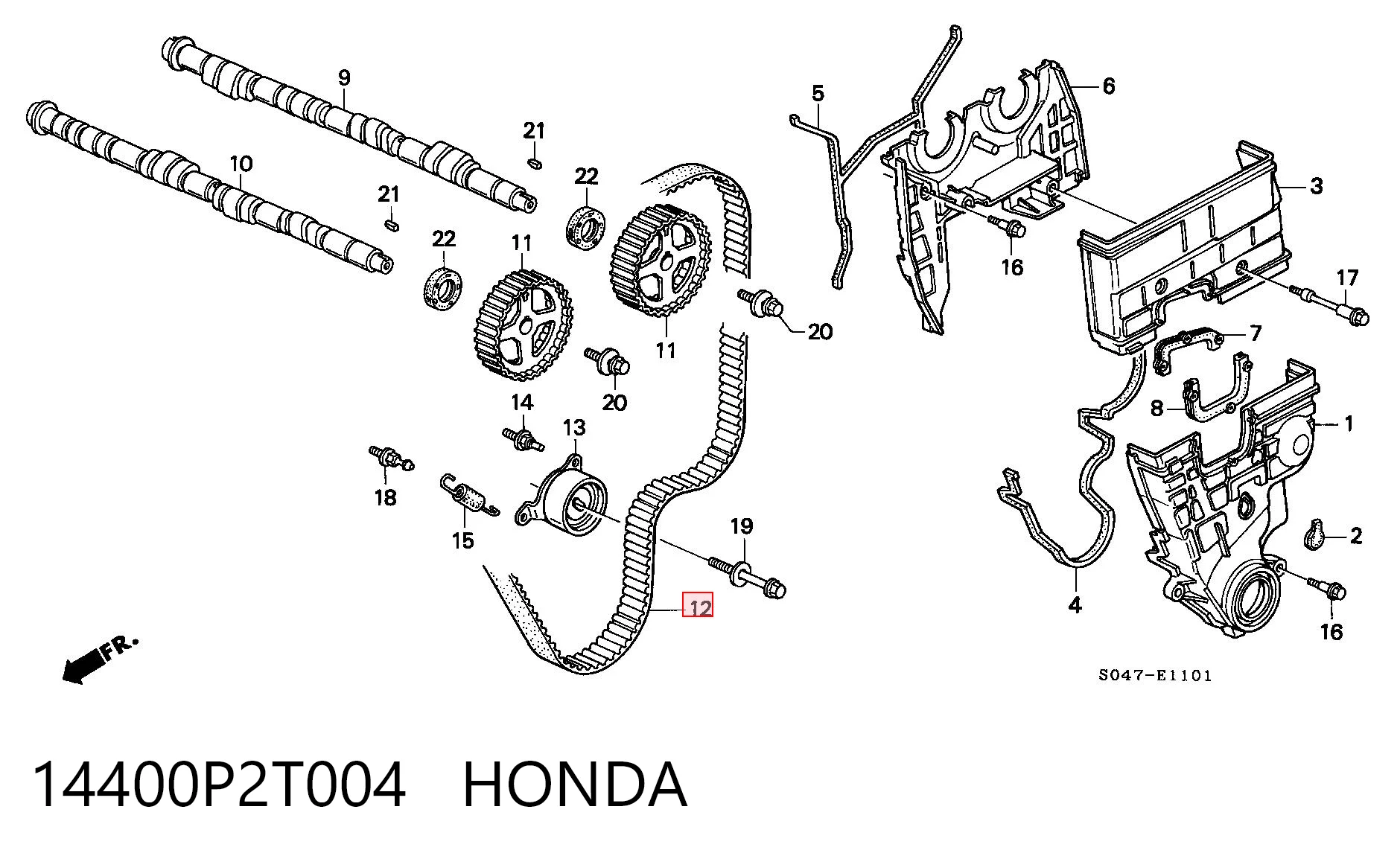 14400P2T004 Honda