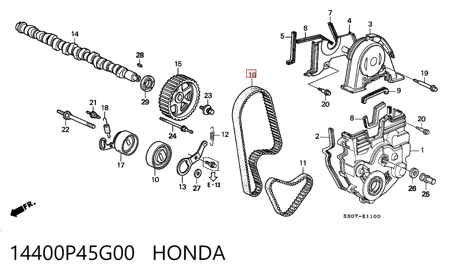 14400P45G00 Honda