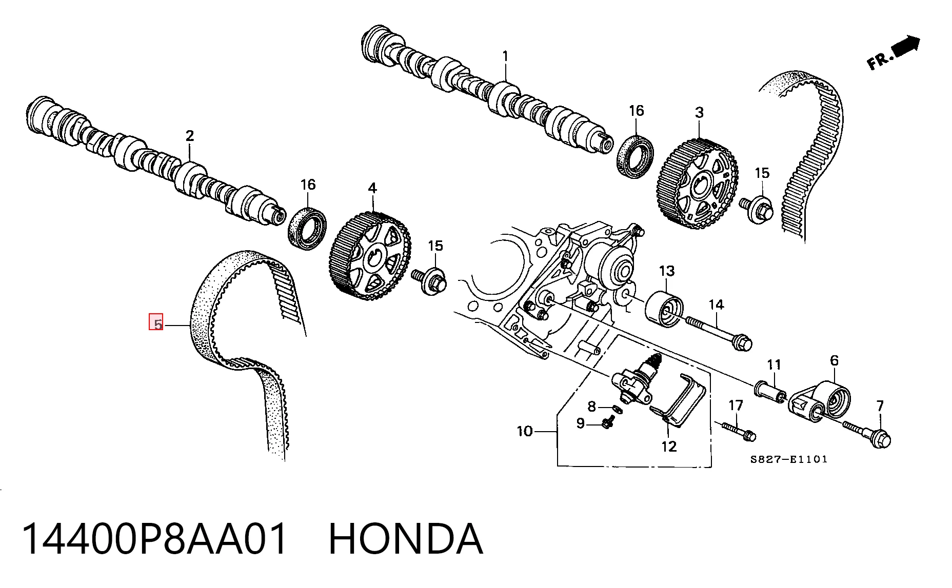 14400P8AA01 Honda