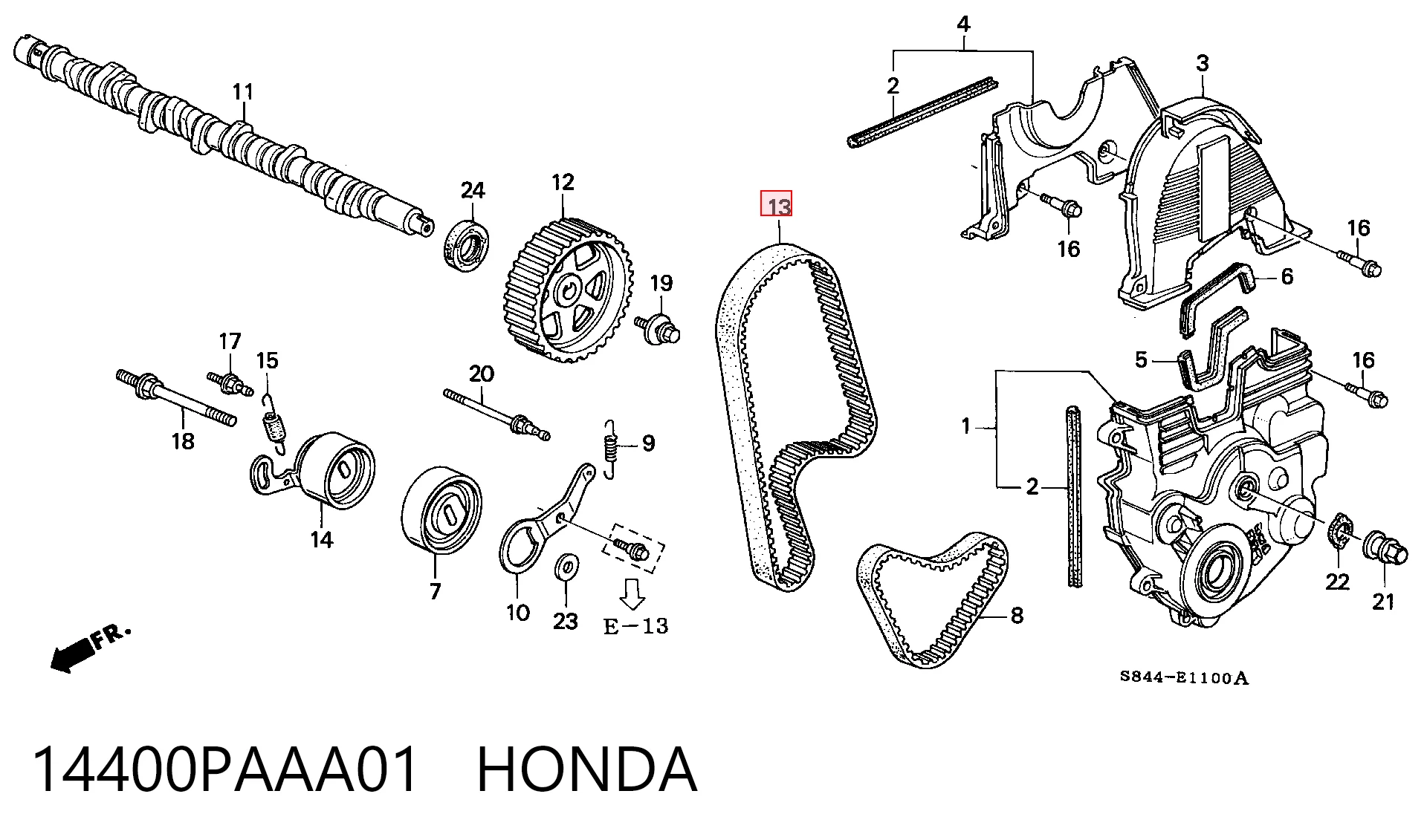 14400PAAA01 Honda