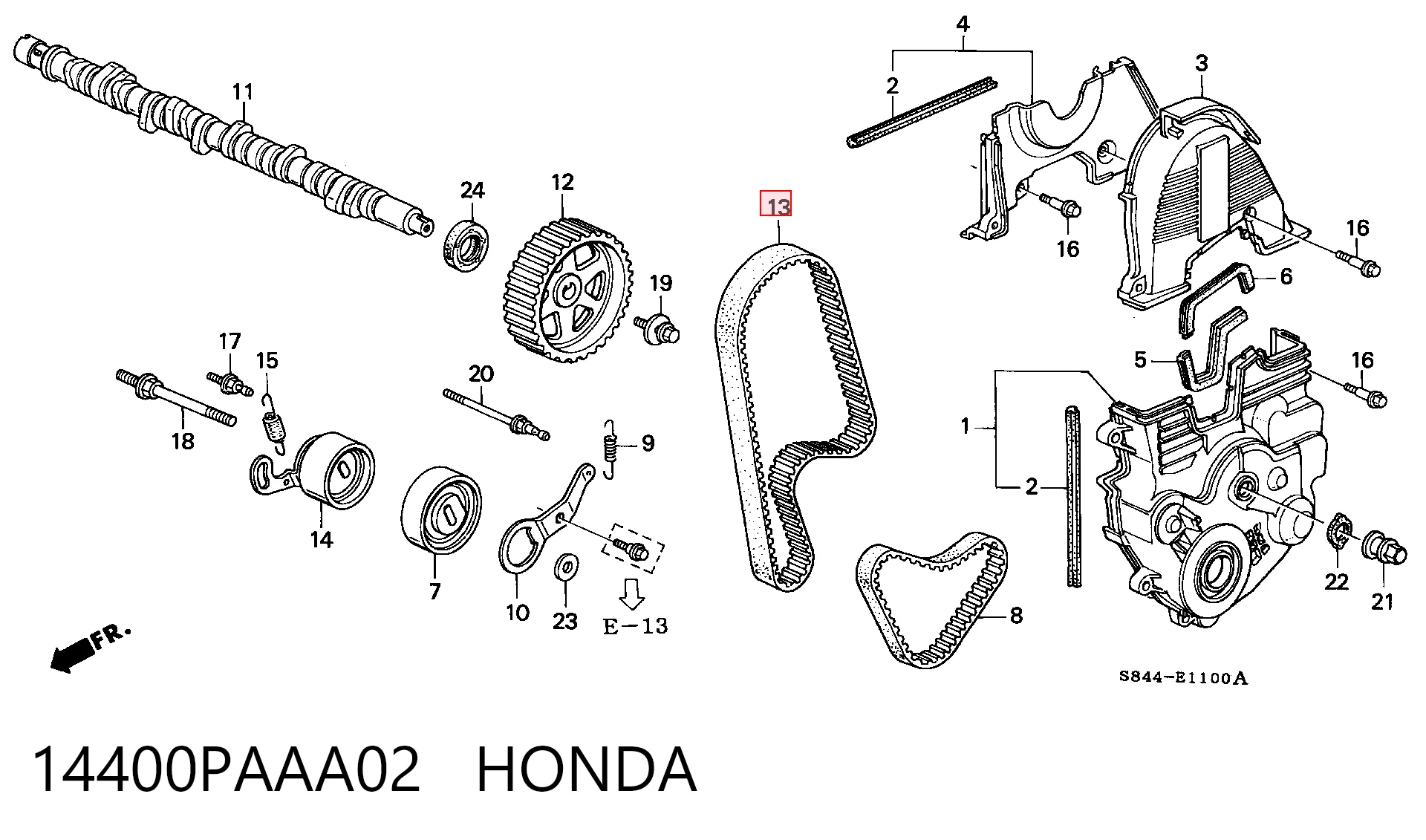 14400PAAA02 Honda