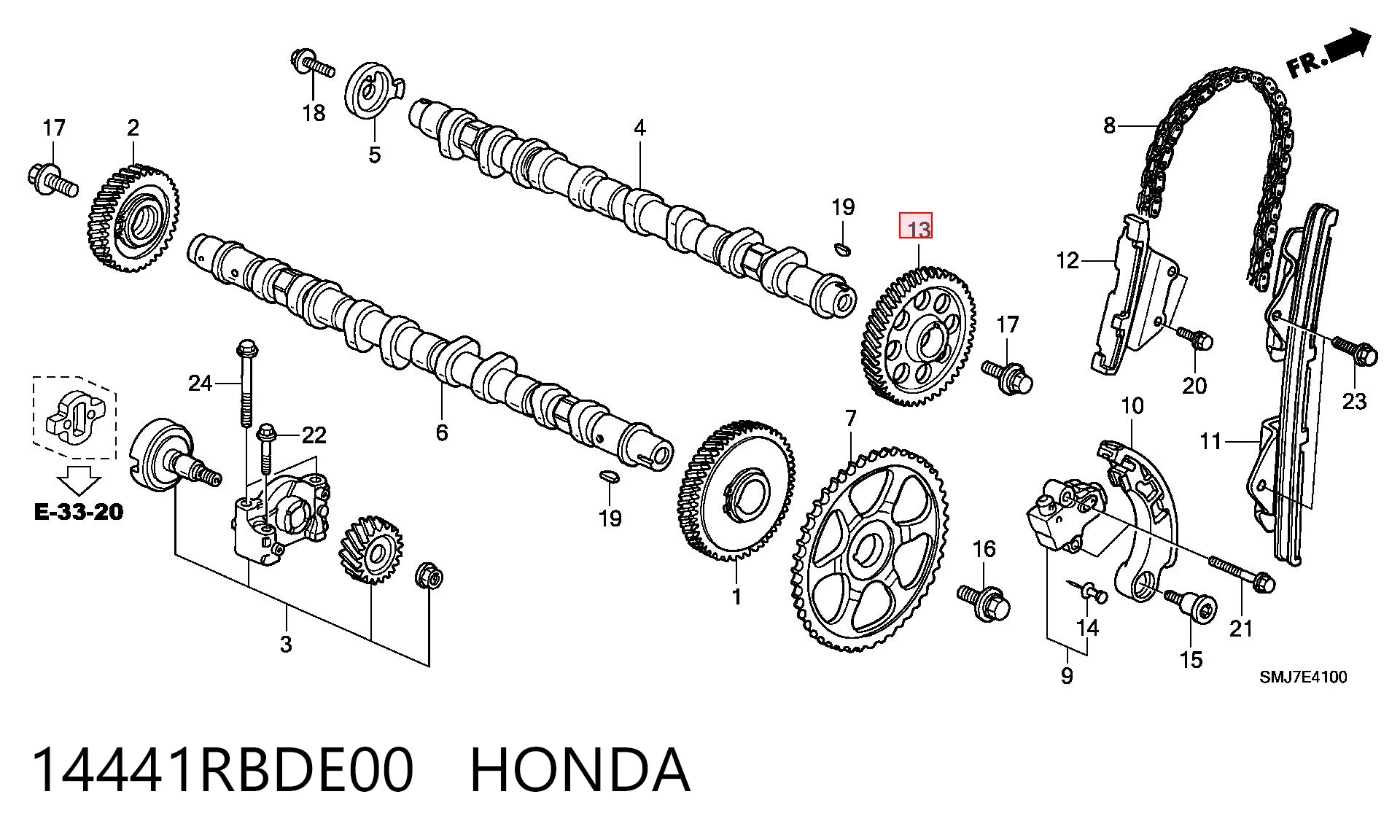 14441RBDE00 Honda