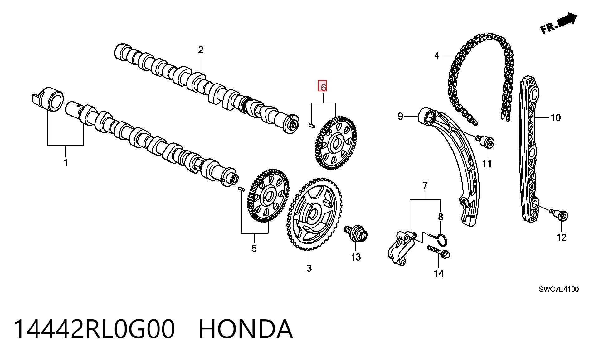14442RL0G00 Honda