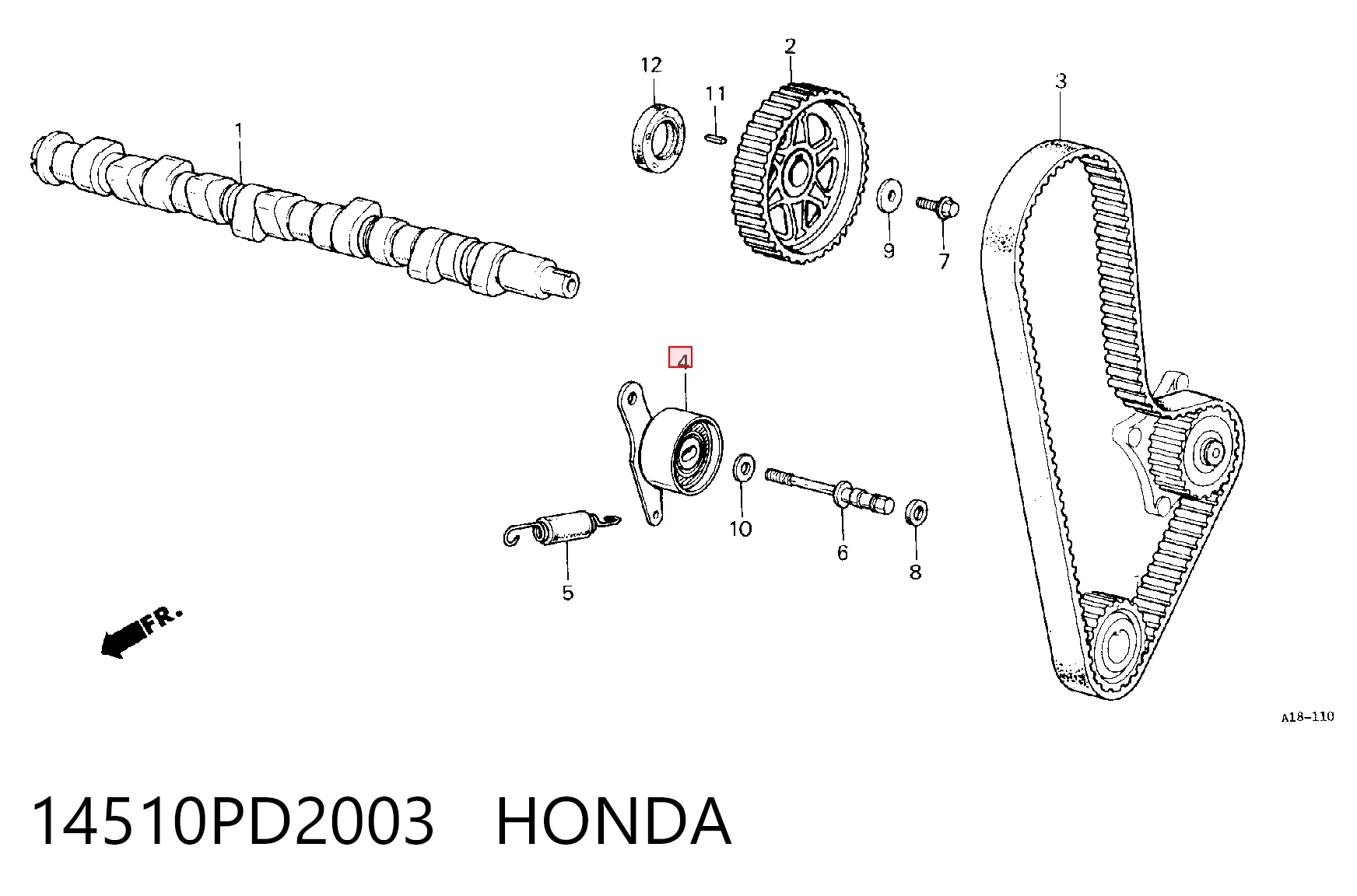 14510PD2003 Honda