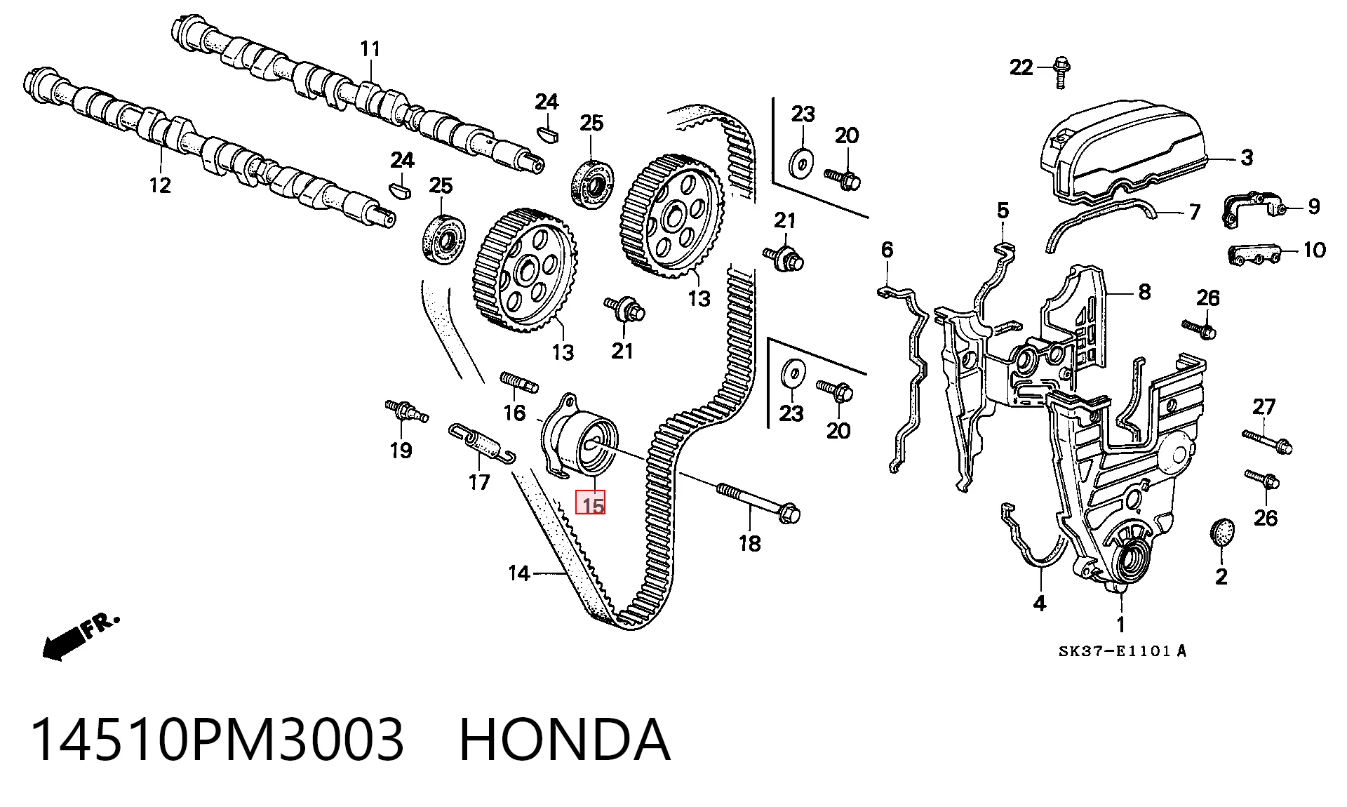 14510PM3003 Honda
