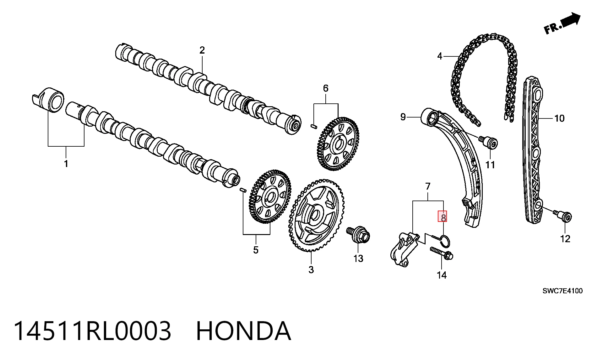 14511RL0003 Honda