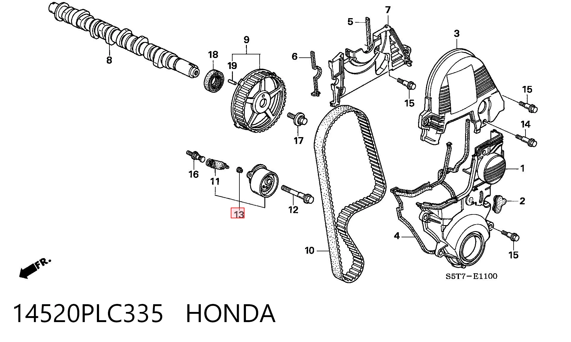 14520PLC335 Honda
