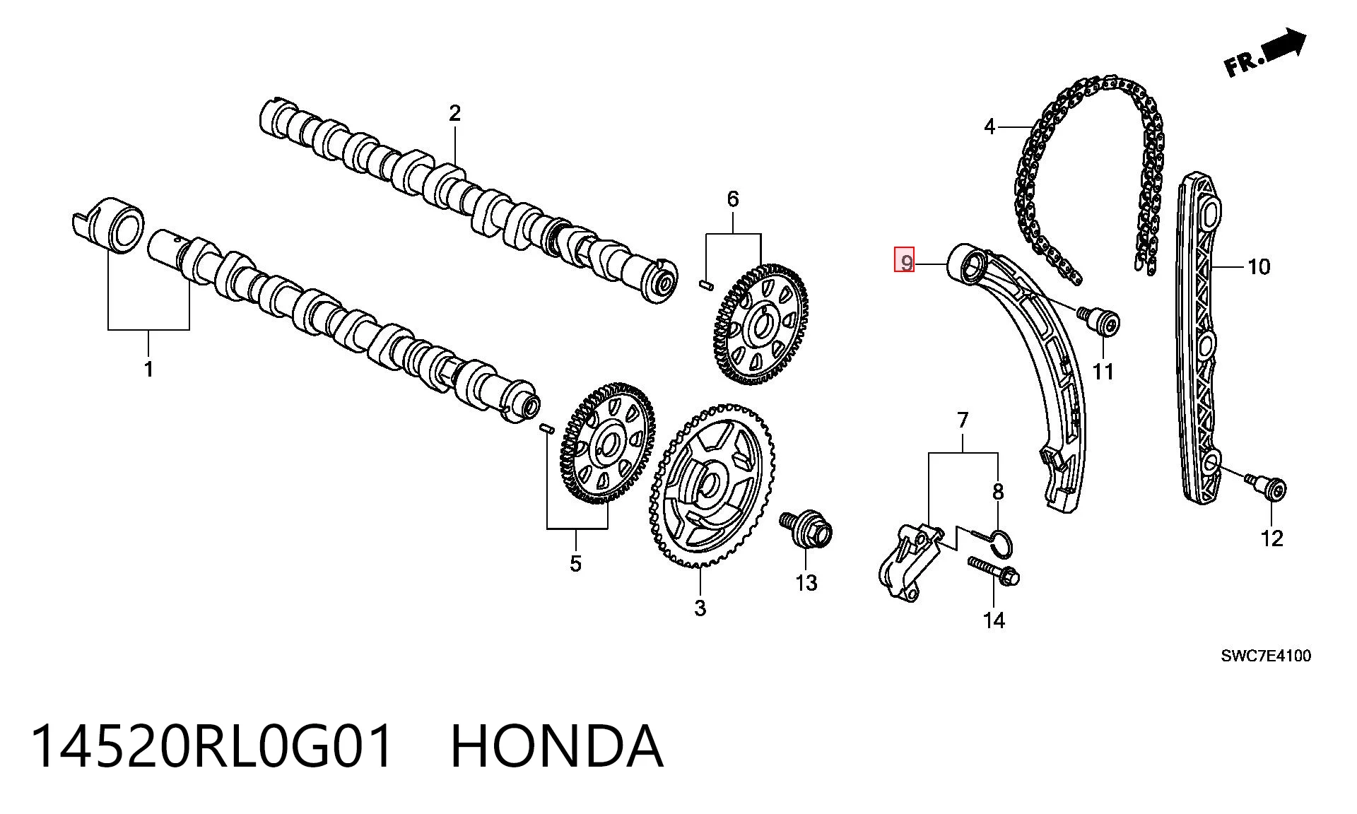 14520RL0G01 Honda