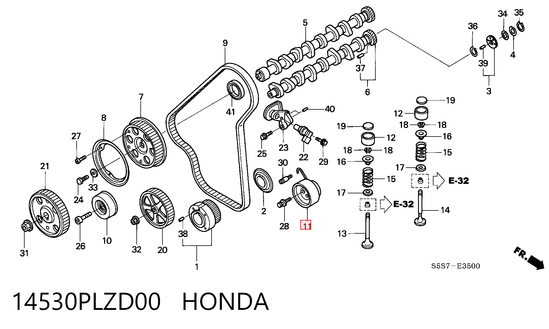 14530PLZD00 Honda
