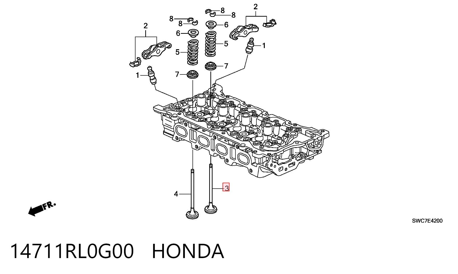 14711RL0G00 Honda