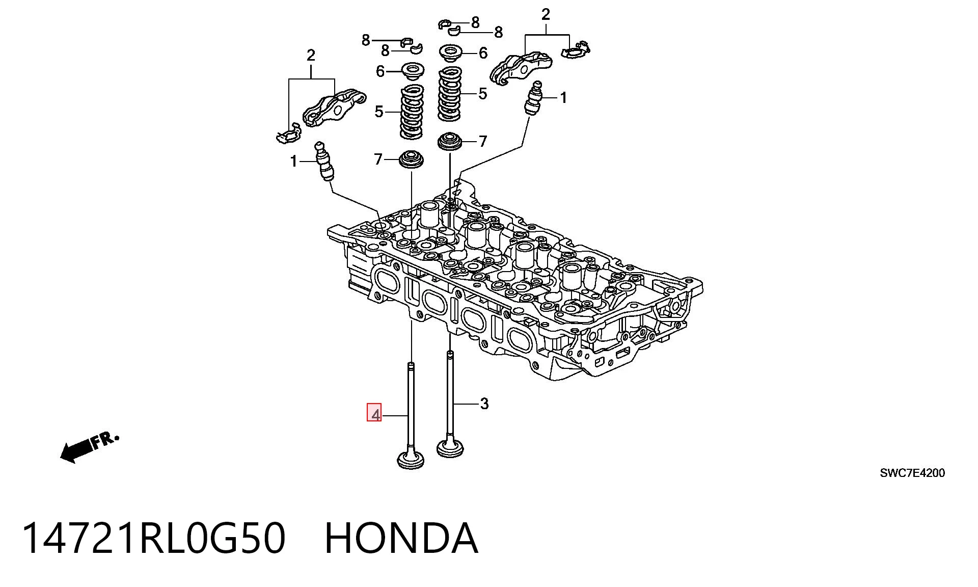 14721RL0G50 Honda