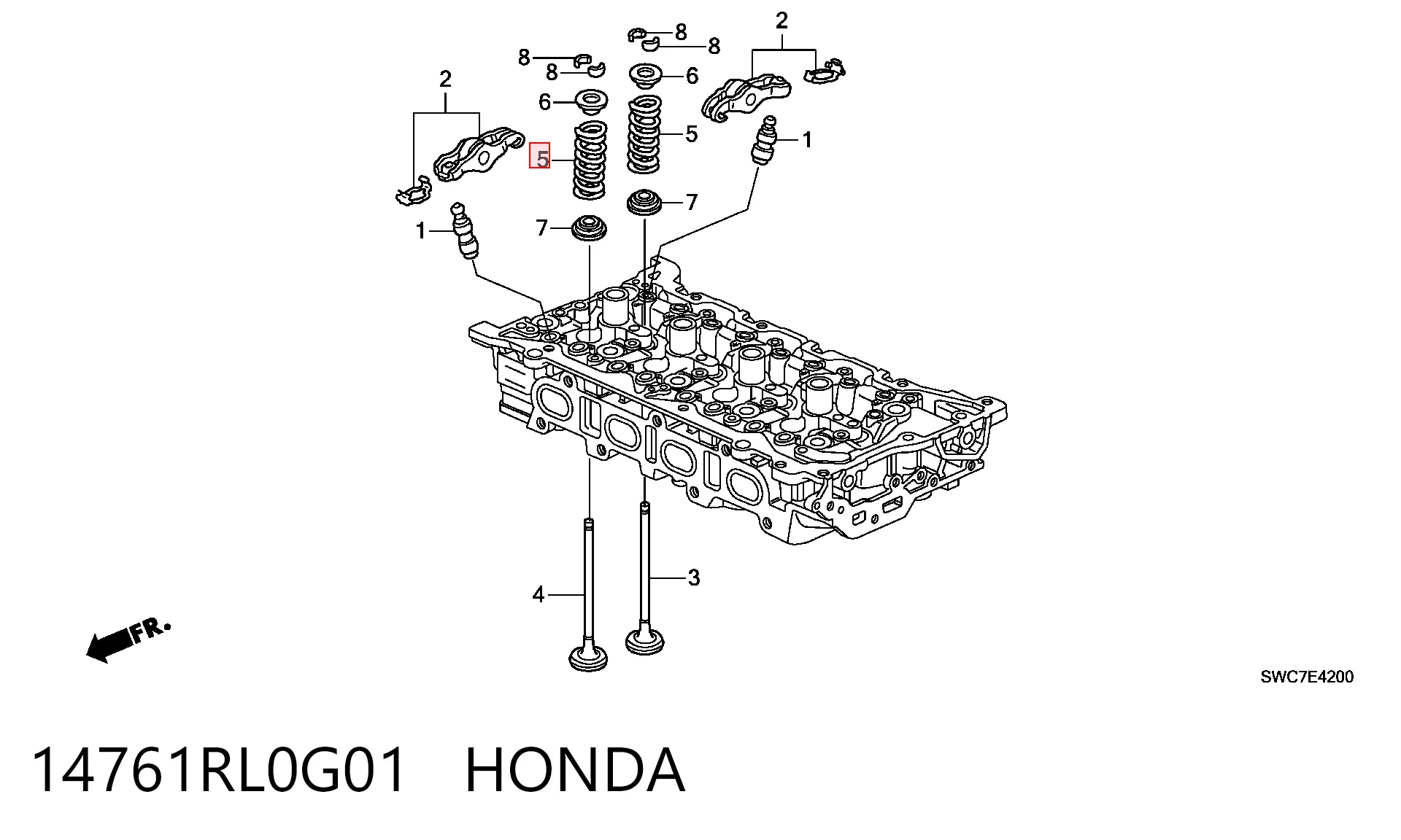 14761RL0G01 Honda