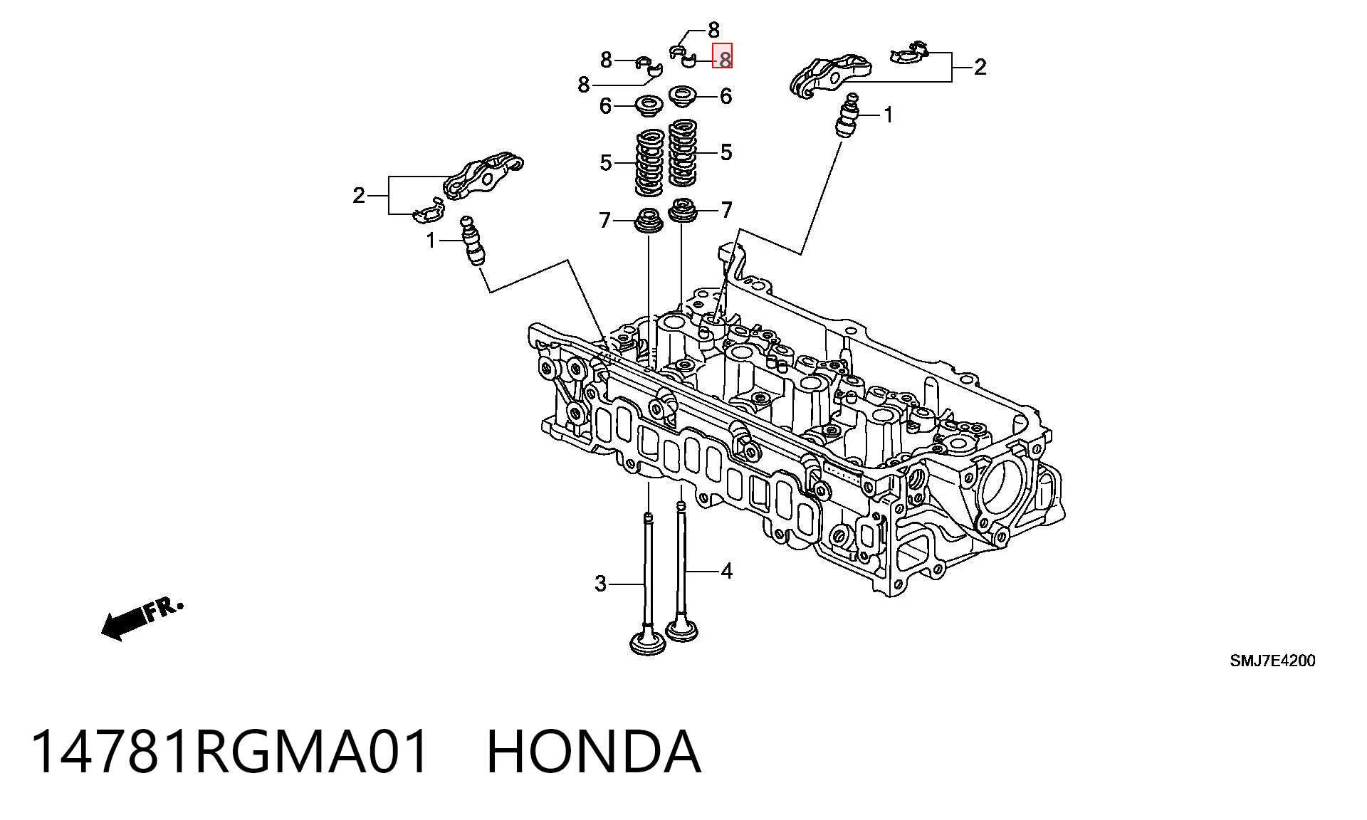 14781RGMA01 Honda